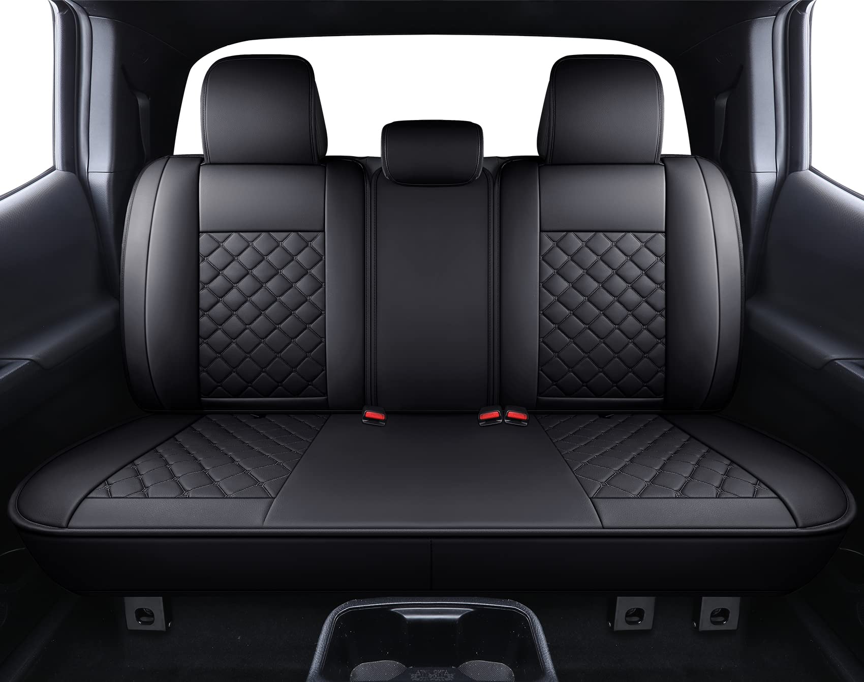 Tomatoman Tacoma Seat Covers Customized For 2005-2023 Sport Extended Sr V6 Pickup Limited, Waterproof Faux Leather Cushions(Full