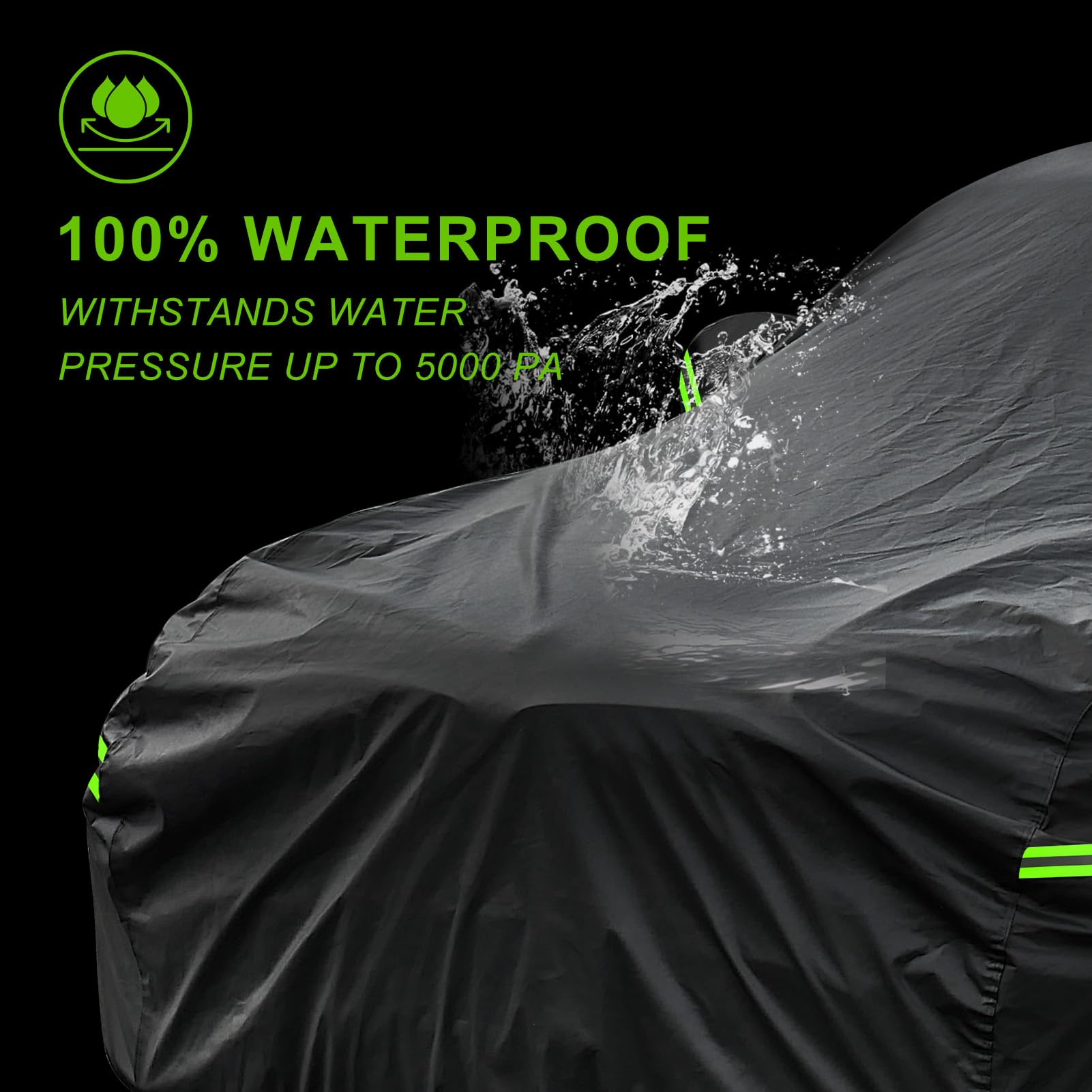 Koukou Waterproof Suv Car Cover Suitable For Kia Sorento From 2002 To 2025, 7 Layers Windproof All Weather Waterproof Outdoor Co