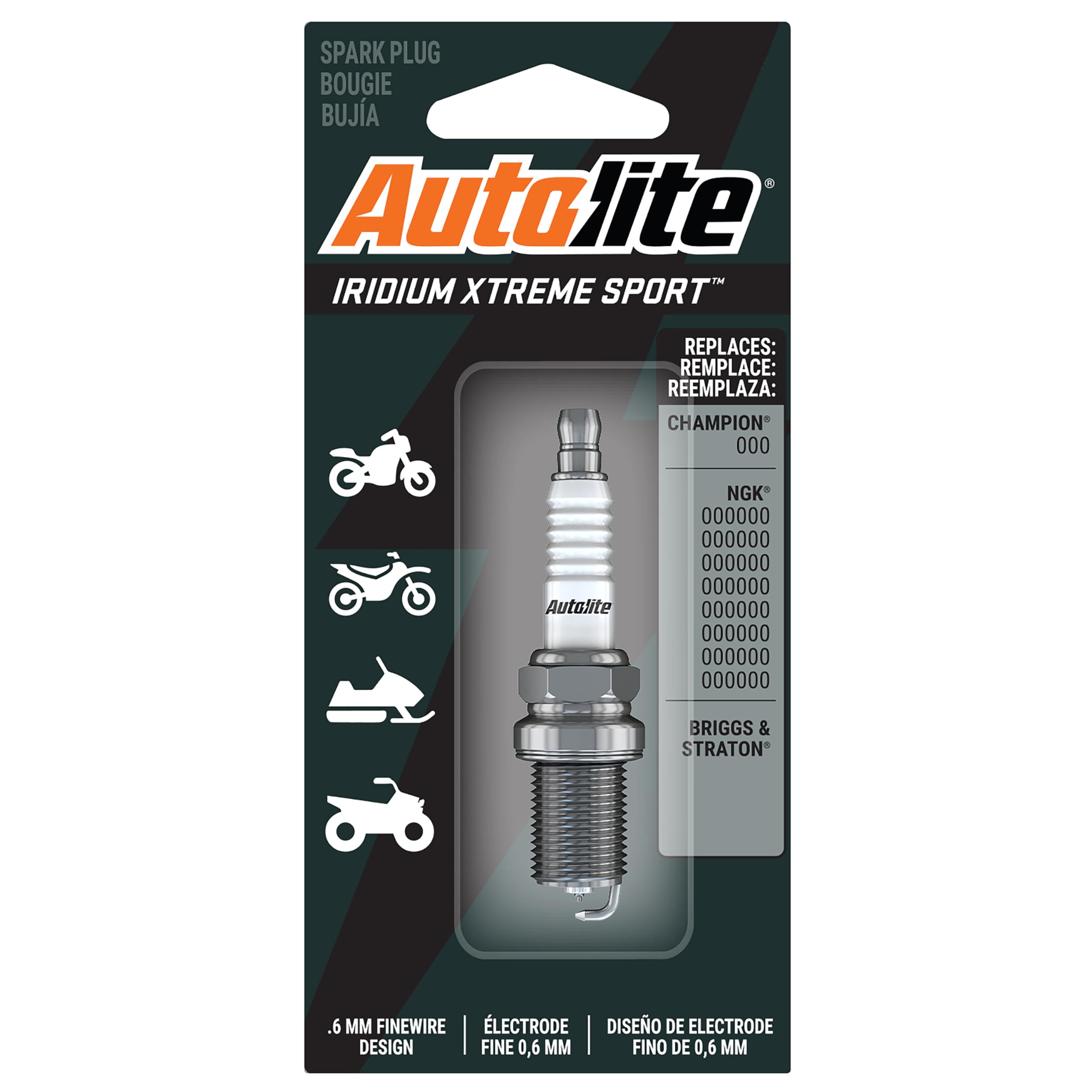 Autolite 985 Copper Resistor Automotive Replacement Spark Plugs (4 Pack)