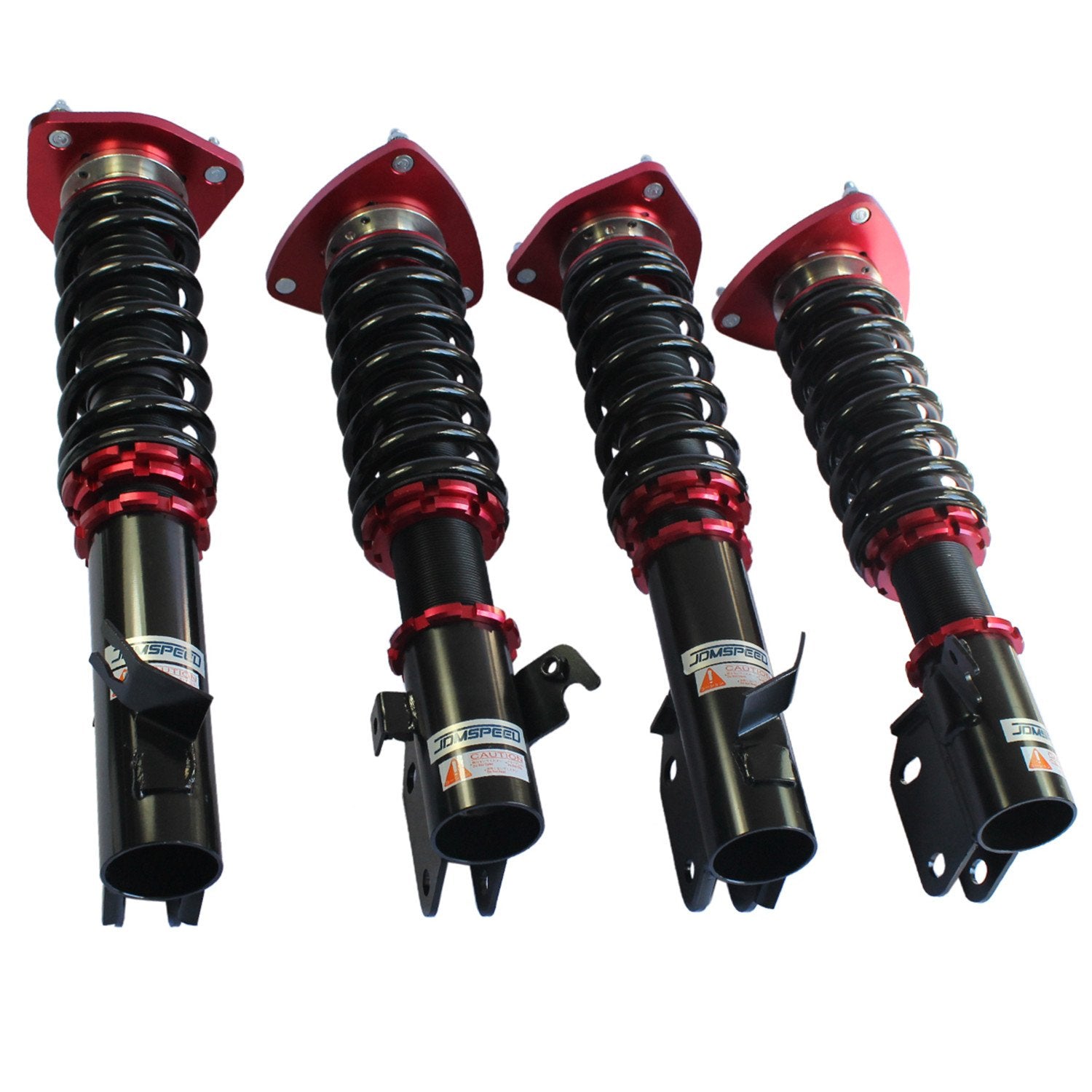 JDMSPEED Coilover Struts Shock Absorbers Suspension Kit for Impreza WRX 2002-2007, Red, Aluminum Construction