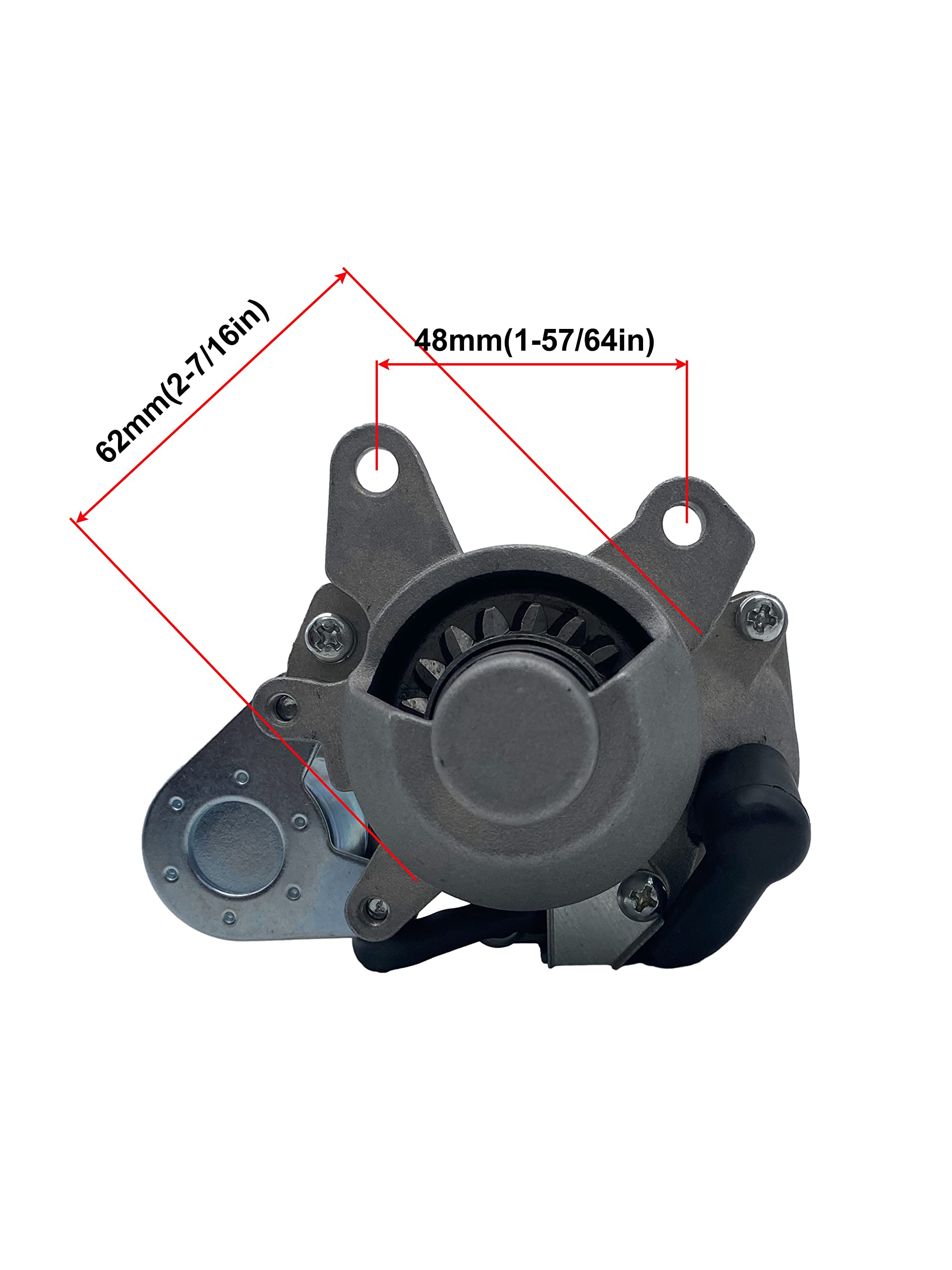 YAMAKATO Starter Motor for Honda GX160 GX200 212cc, Metal, MINI BIKE, Compatible with Predator 212, Duromax 7 HP, Lifan 6.5 HP
