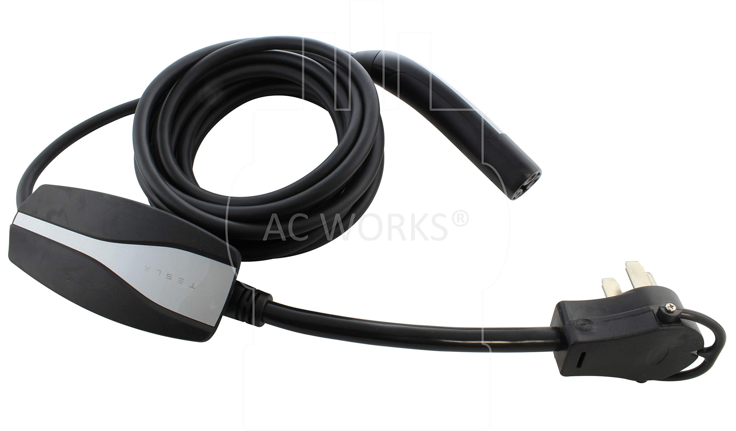 Ac Works Ev Charging Adapter For Tesla Use (14-50P 4-Prong Gen2 Pigtail-32Amp)
