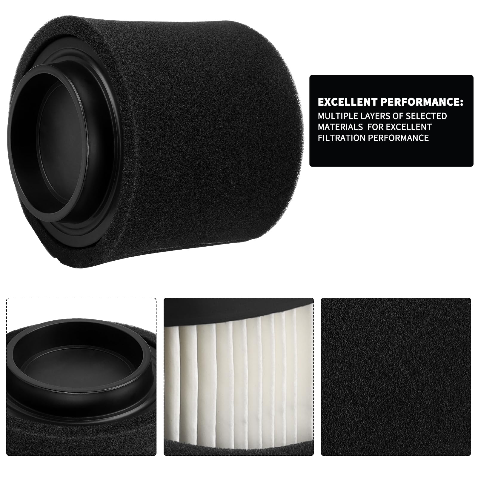 0452306 1253355 Air Filter for Polaris Phoenix 200 2005-2019 Trail Blazer 250 2001-2006 Sportsman 300 2008-2010 Hawkeye 300 2006