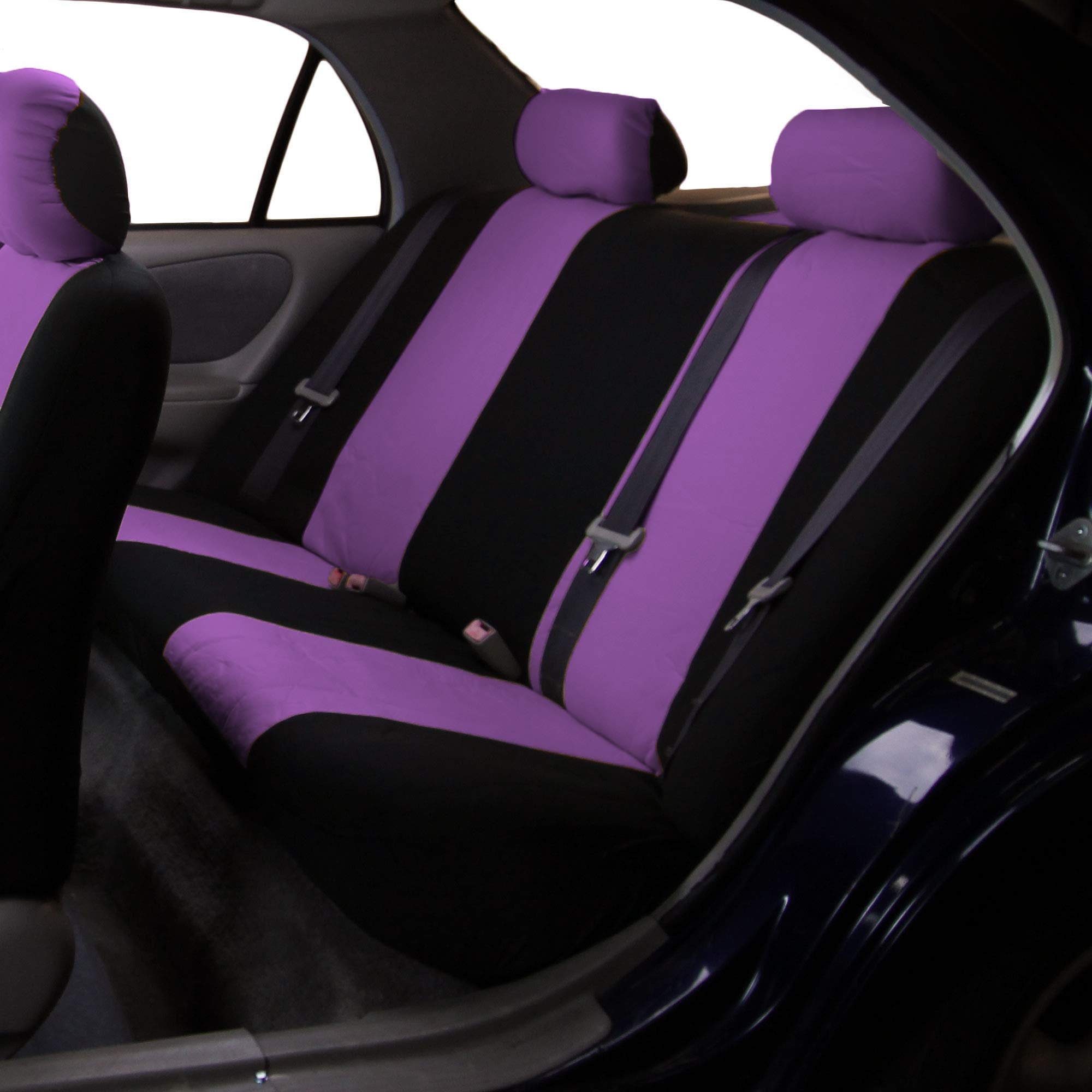 Fh Group Car Seat Cover For Back Seat Cloth -Universal Fit Rear Seatcovers For Cars With Solid Bench,Car Seat Protector For Dogs