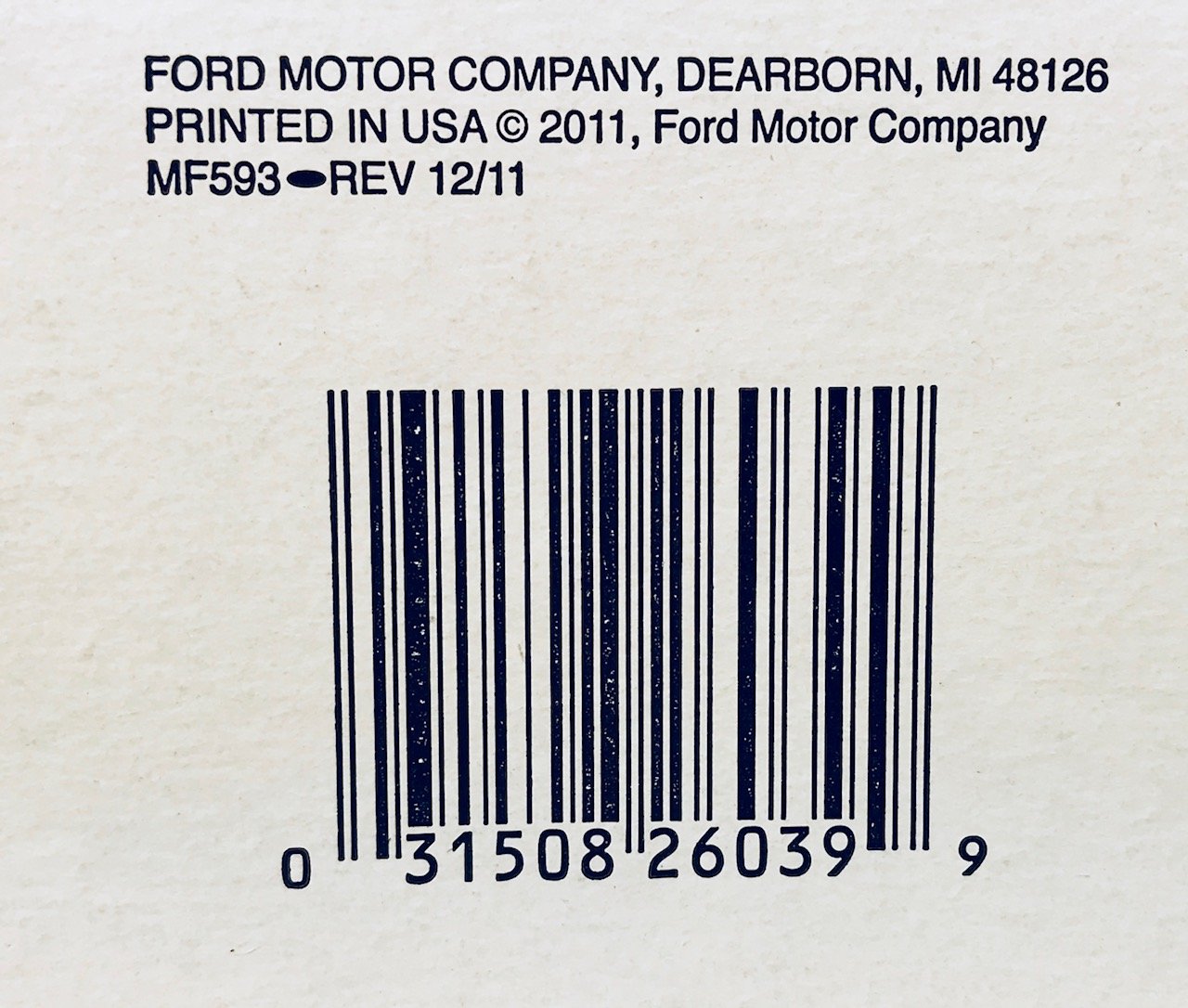 Motorcraft Fuel Filter - Fg1114
