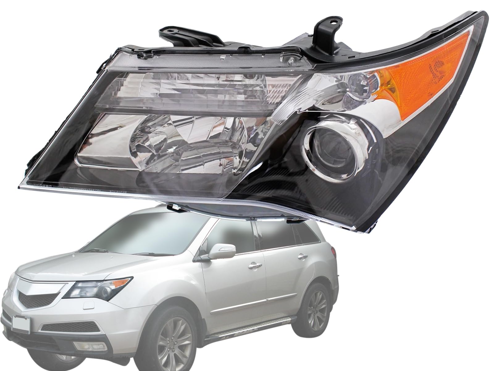 KAP Replacement for Head Lamp 2010 2011 2012 2013 MDX Base with Advance Pkg Driver Left Side 33151STXA31 AC2518117