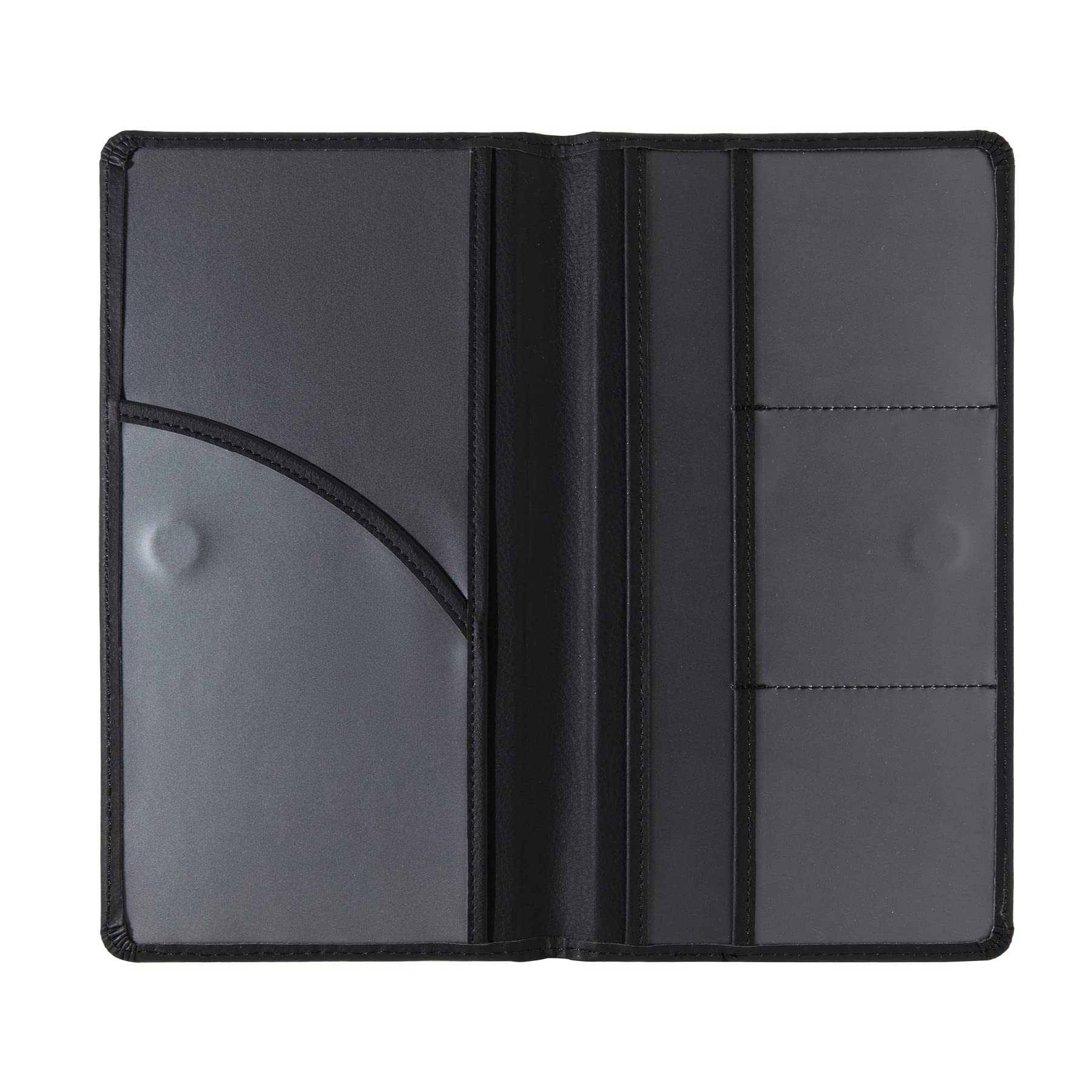 Dalueery.H Car Registration And Insurance Holder Registration And Insurance Card Holder Car Essentials For Women Men (Black)