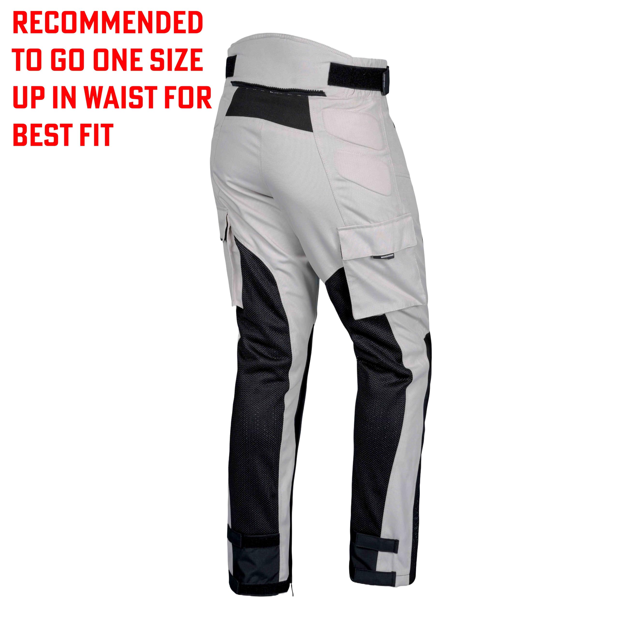 Mesh Motorcycle Pants For Men-Motocross Pants-Ce Motorcycle Pants Mens-Ideal Summer Motorcycle Pants-Motorcycle Riding Pants Gra