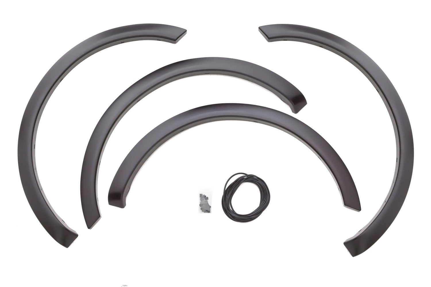 Lund Sx310S Elite Series Black Sport Style Standard Front And Rear Fender Flare - 4 Piece