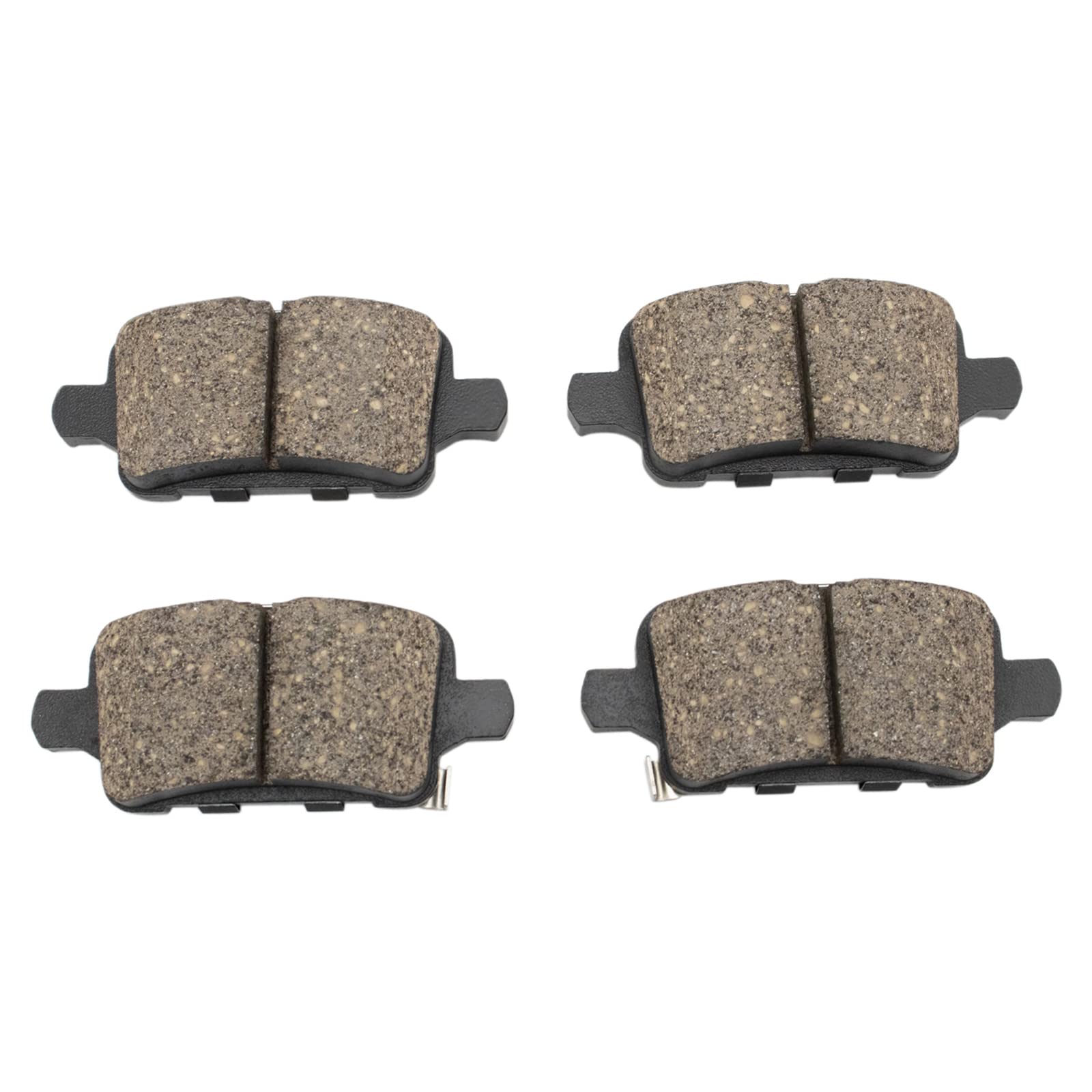 TRQ Rear Brake Pads Ceramic Compatible with 2018 Buick Regal Sportback Regal TourX 2017-2022 Chevrolet Bolt EV 2016-2019 Cruze E