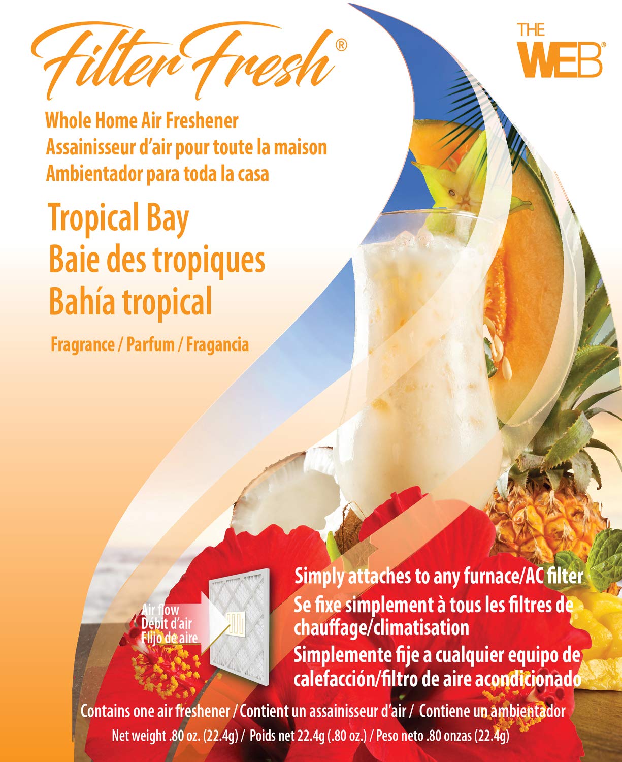 WEB FilterFresh Whole Home Tropical Bay Air Freshener