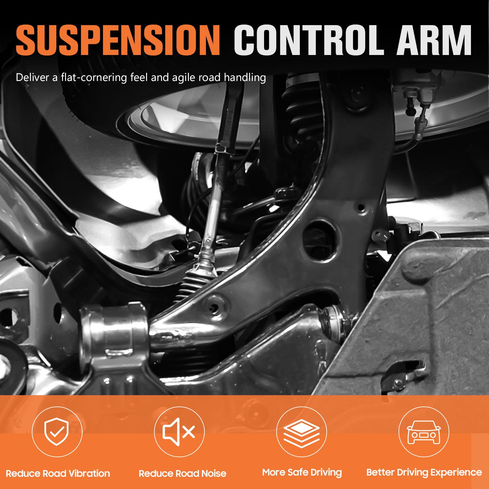 Front Upper Driver & Passenger Control Arms Suspension Kits Fit For Acura Tl And Tsx 2009-2014, Fit For Honda Accord 2008-2012,
