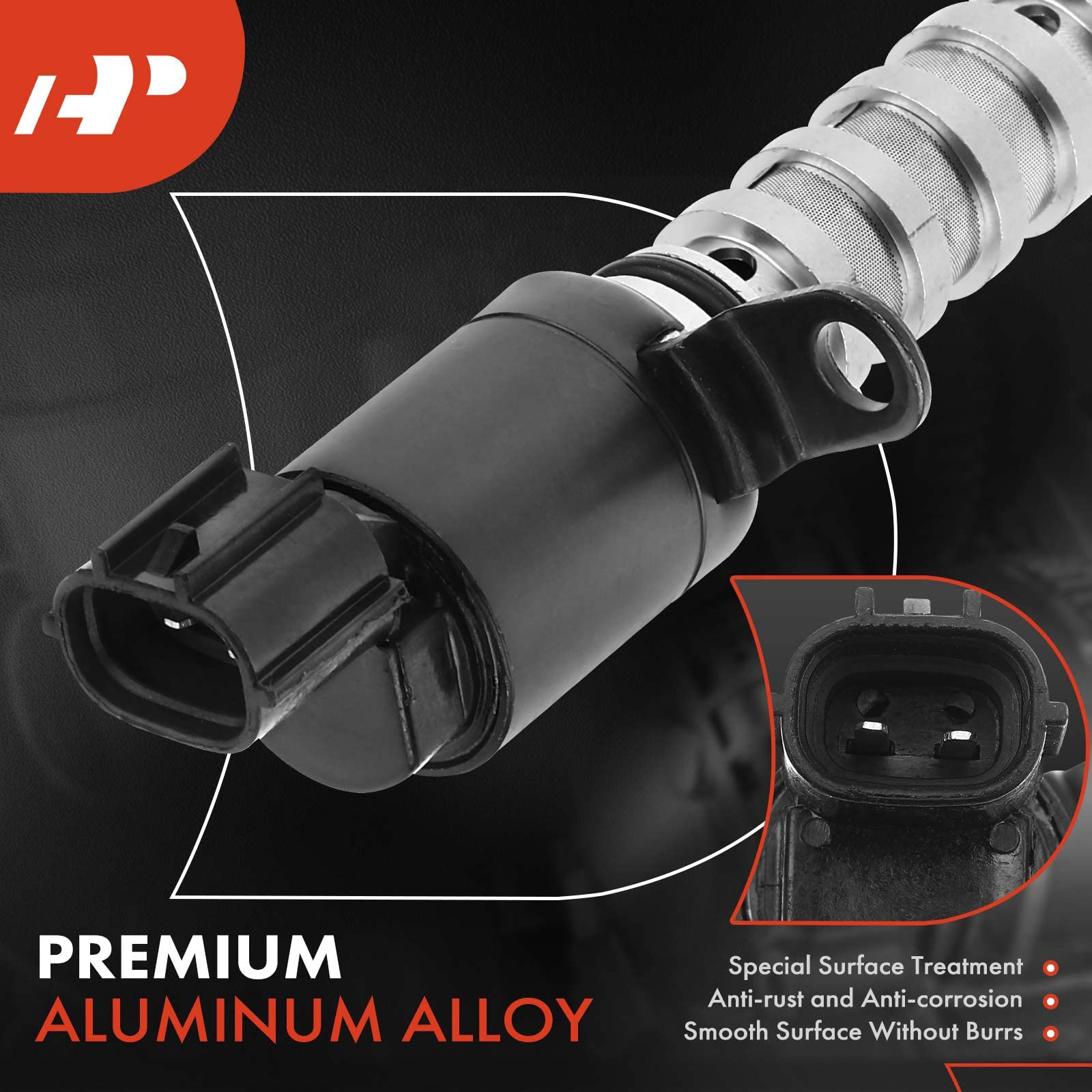 A-Premium Engine Variable Valve Timing (Vvt) Solenoid Compatible With Hyundai Sonata Accent Tucson Elantra Kona & Kia Soul Optim