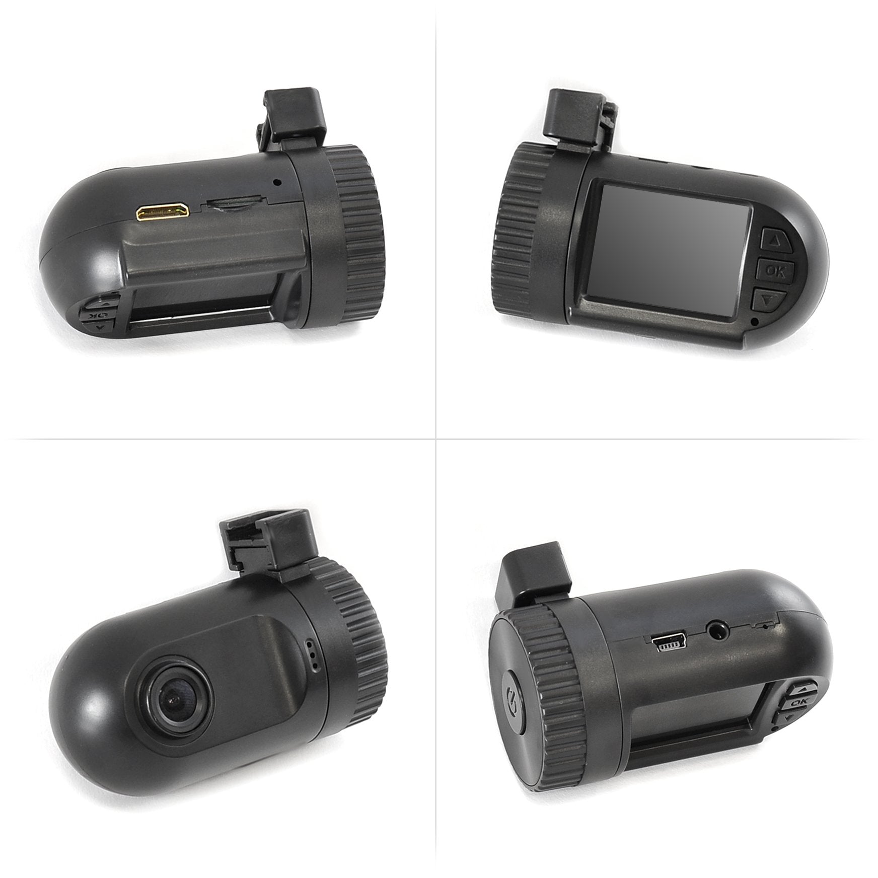 Pyle Car Recorder Dvr Front & Rear View Dash Camera Video 1.5 Inch Monitor Windshield Mount - Full Color Hd 1080P Security Camco