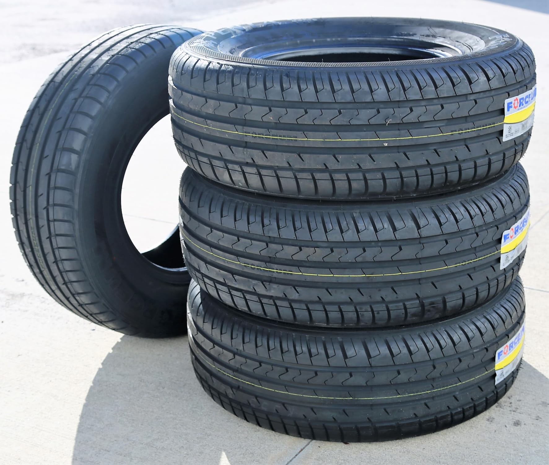 Forceum Penta All-Season Truck/SUV Tires - 225/65R17, 4-Ply, Load Range XL, Black Side Wall, UTQG 400AA, Set of