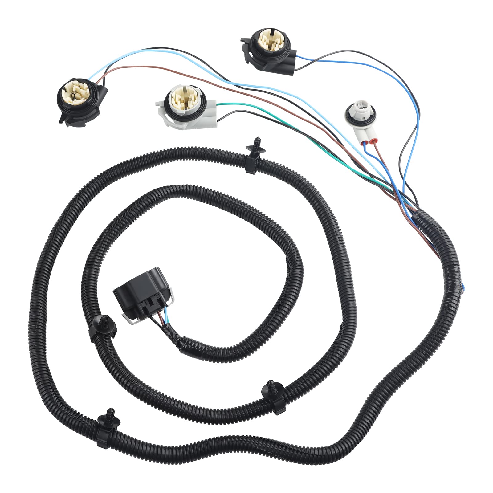 Wmphe 16531402 Passenger Side Tail Light Wiring Harness Compatible With Chevy Silverado 1500 1500Hd 2500Hd 3500 2003 2004 2005 2