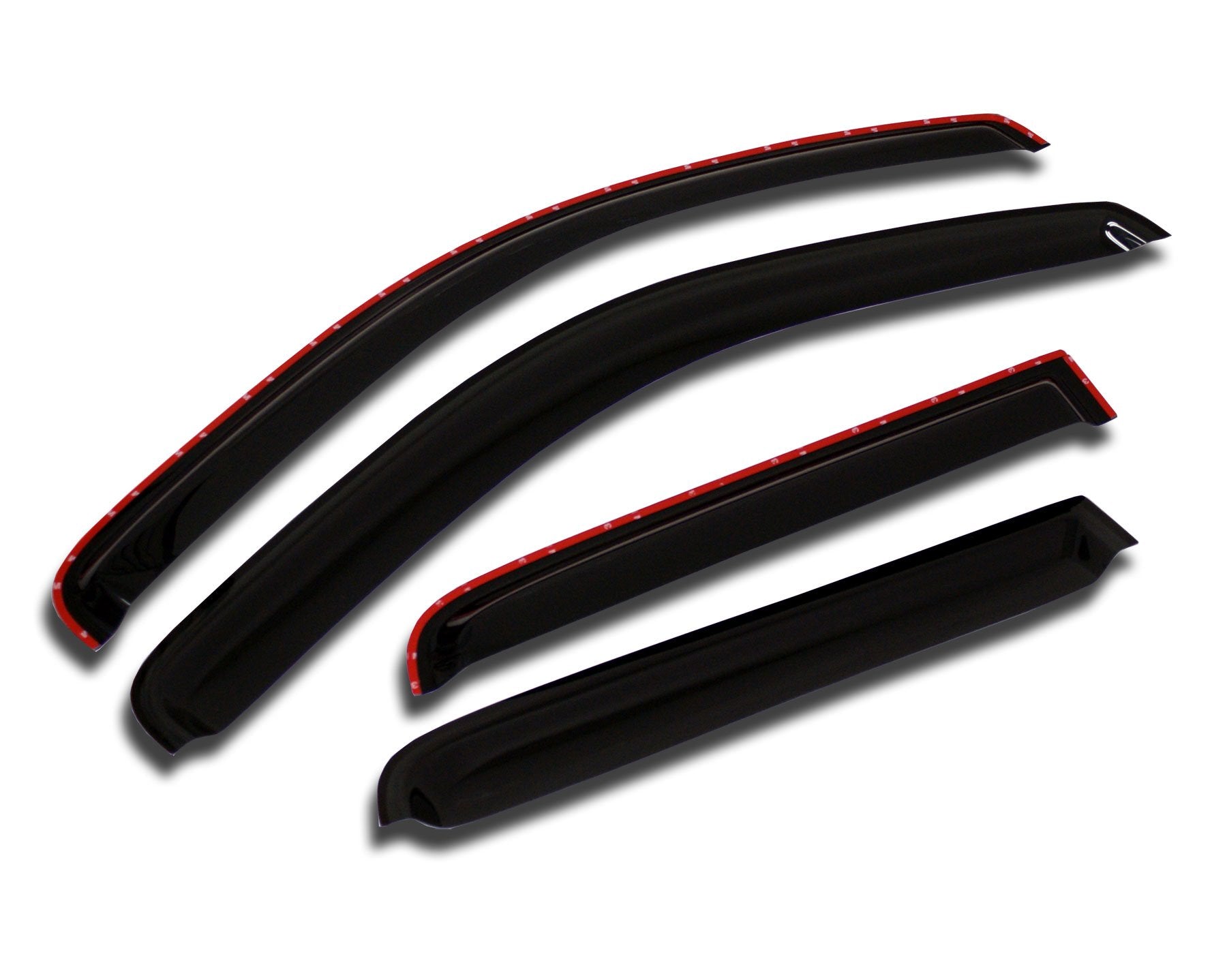 In-Channel Car Window Rain Guards Compatible With Volkswagen Golf Rabbit 2009-2014 | Tape-On | Rain Shields Window Visor Window