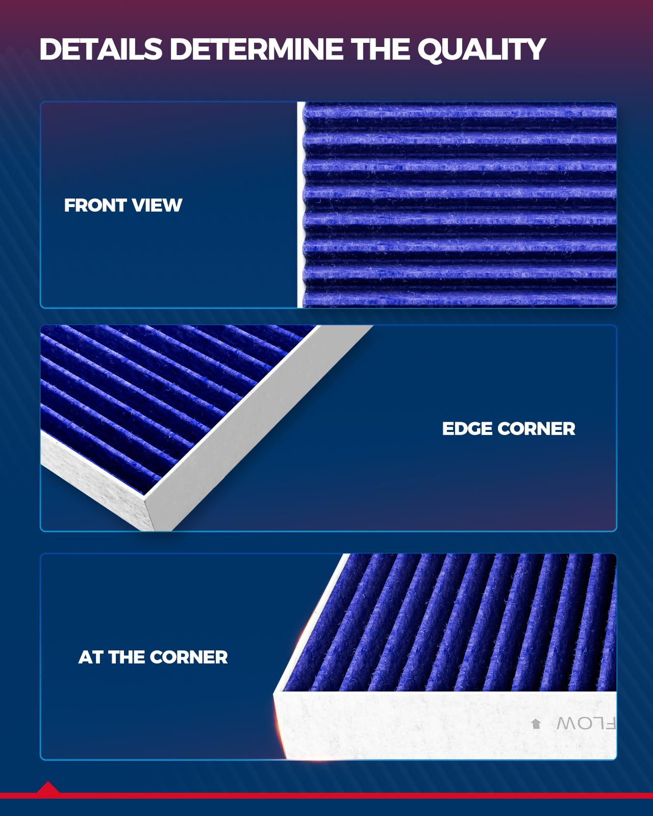 Kax Premium Cabin Air Filter, Replacement For Gcf026(Cf11176) Flex 2010-19, Taurus 2009-19, Mks 2010-16, Mkt 2010-19 Cabin Filte