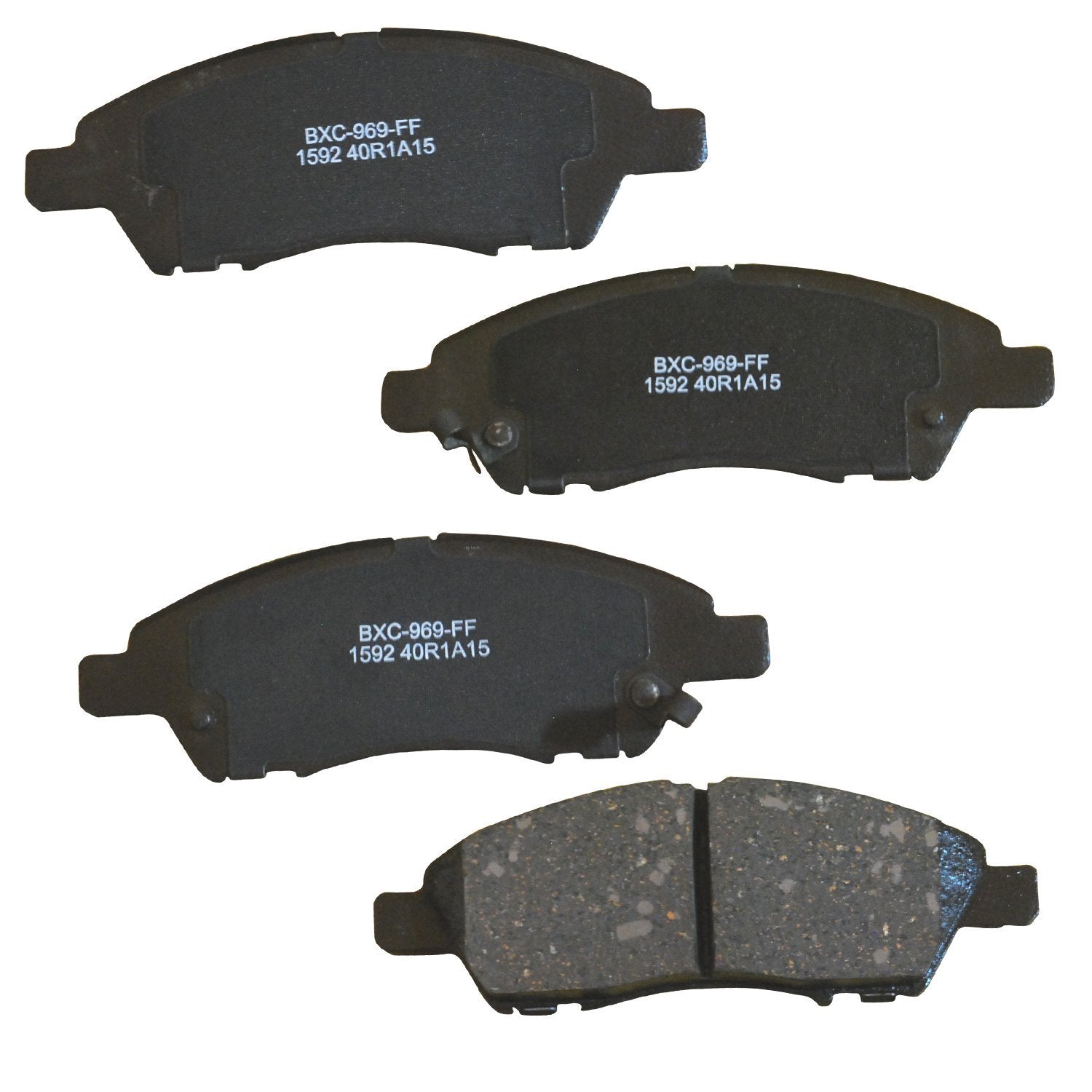 Bendix Premium Front Brake Pad Set for Nissan Versa 2015-2012, Versa Note 2015-2014- (SBC1592)