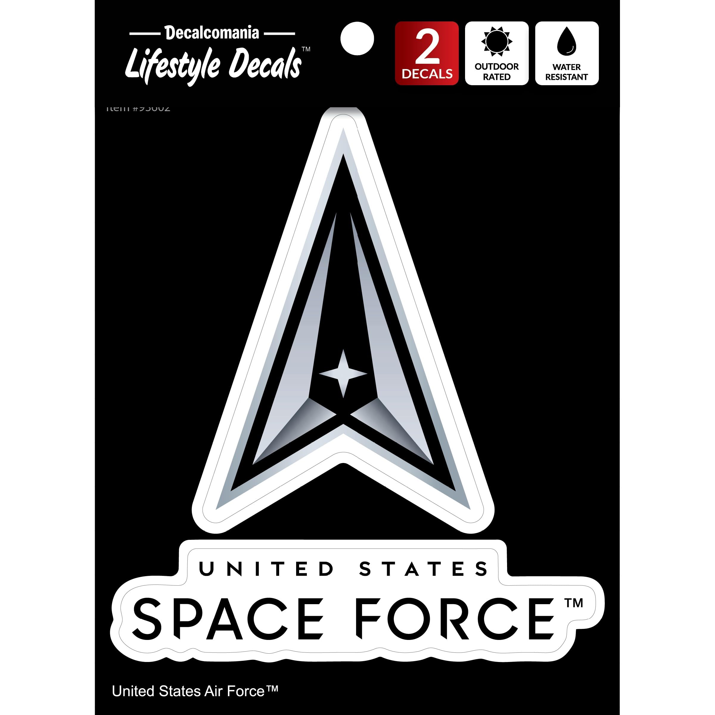 Officially Licensed Us Space Force Decals - Space Force Sticker For Truck Or Car Windows - Large Military Decals 6 Inches - Car