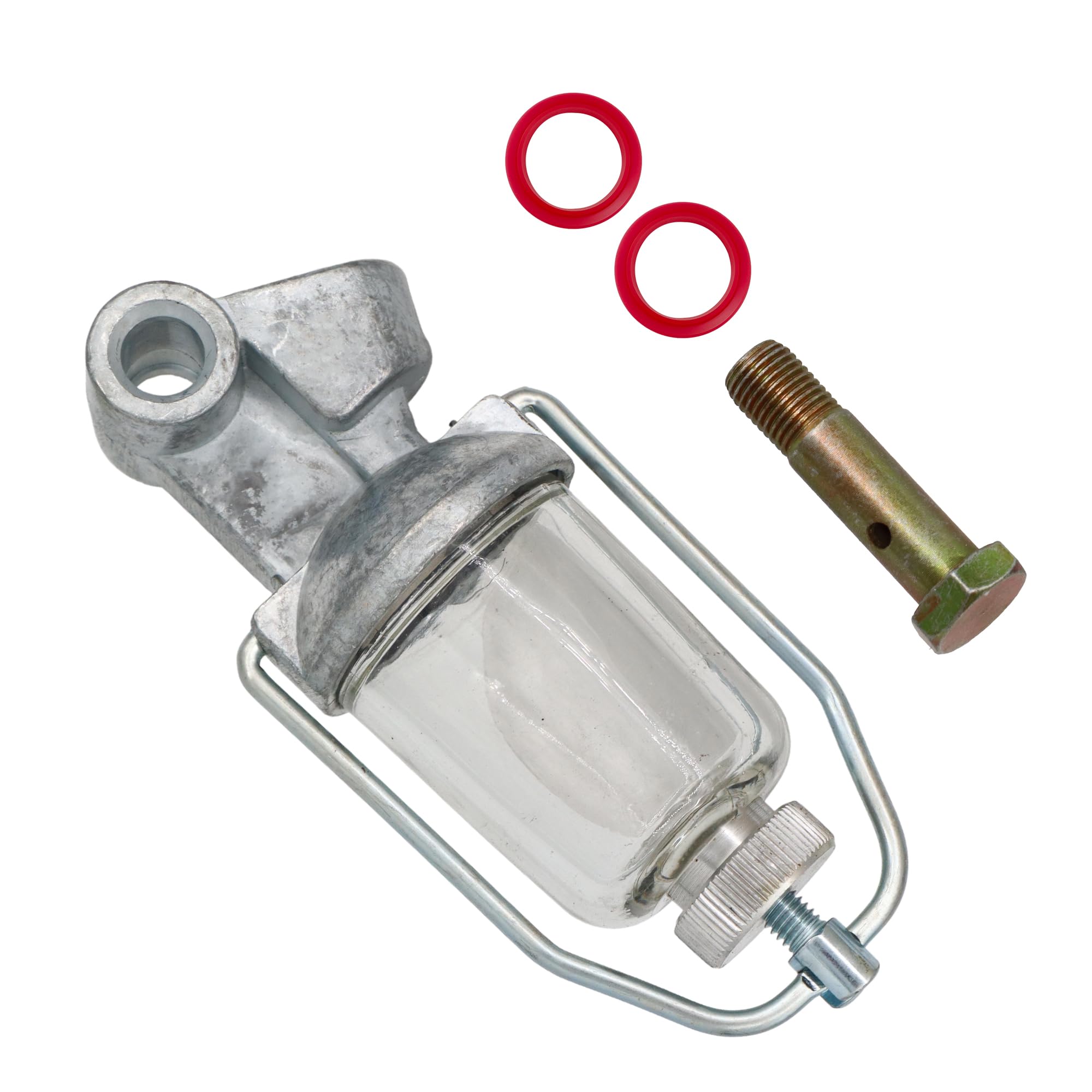 Fuel Sediment Bowl Glass Assembly 311272 NCA9155D for Ford New Holland tractor NAA 500 501 600 601 700 701 801 901 800 900 2000 