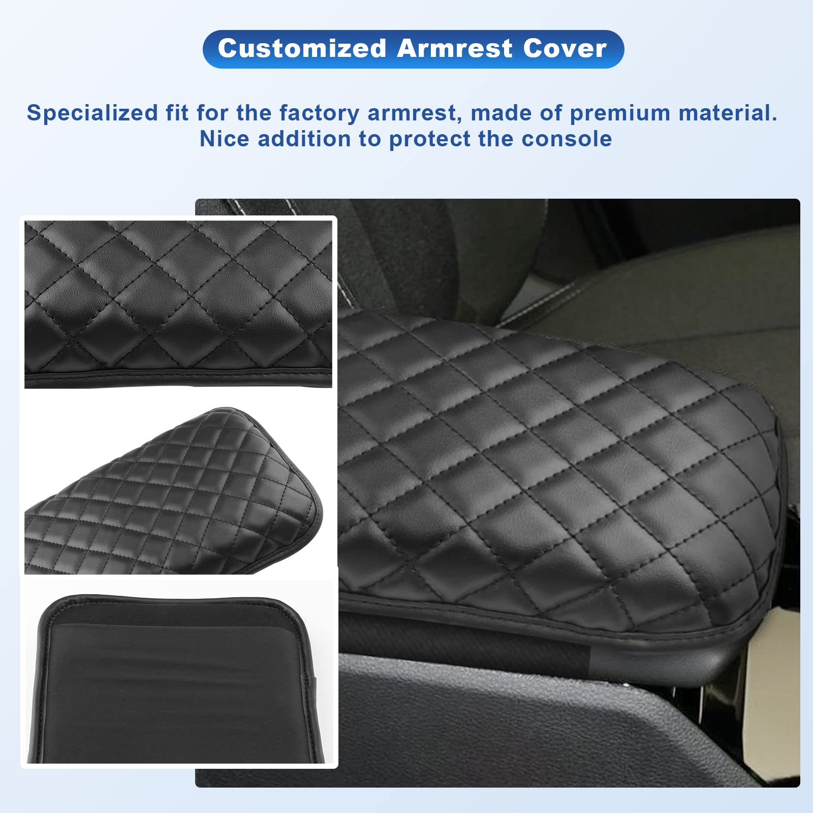 Cdefg 2023 Grand Cherokee L Center Console Cover 2021-2023 Grand Cherokee L Armrest Cover Central Consola Pad Arm Rest 2022 2023