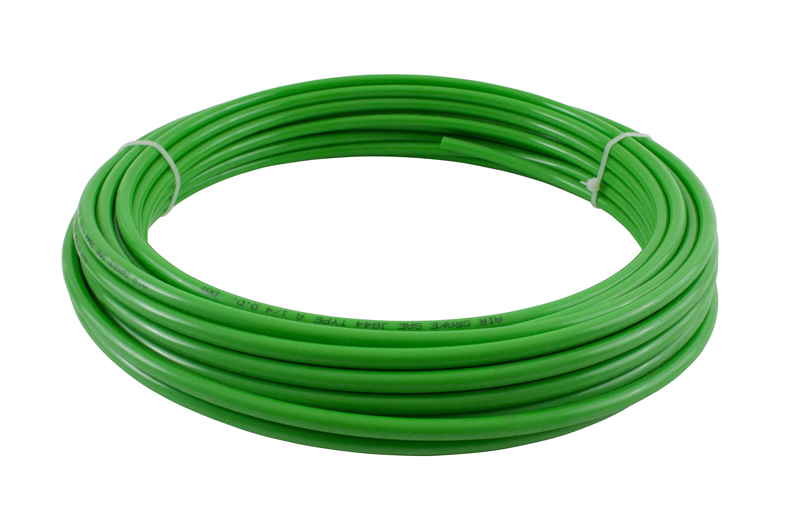 Mytee Products 3/8'' OD x 100' Green SAE J844 Nylon Air Brake Tubing DOT Approved | Pneumatic Nylon Air Line Hose for Air Brake 