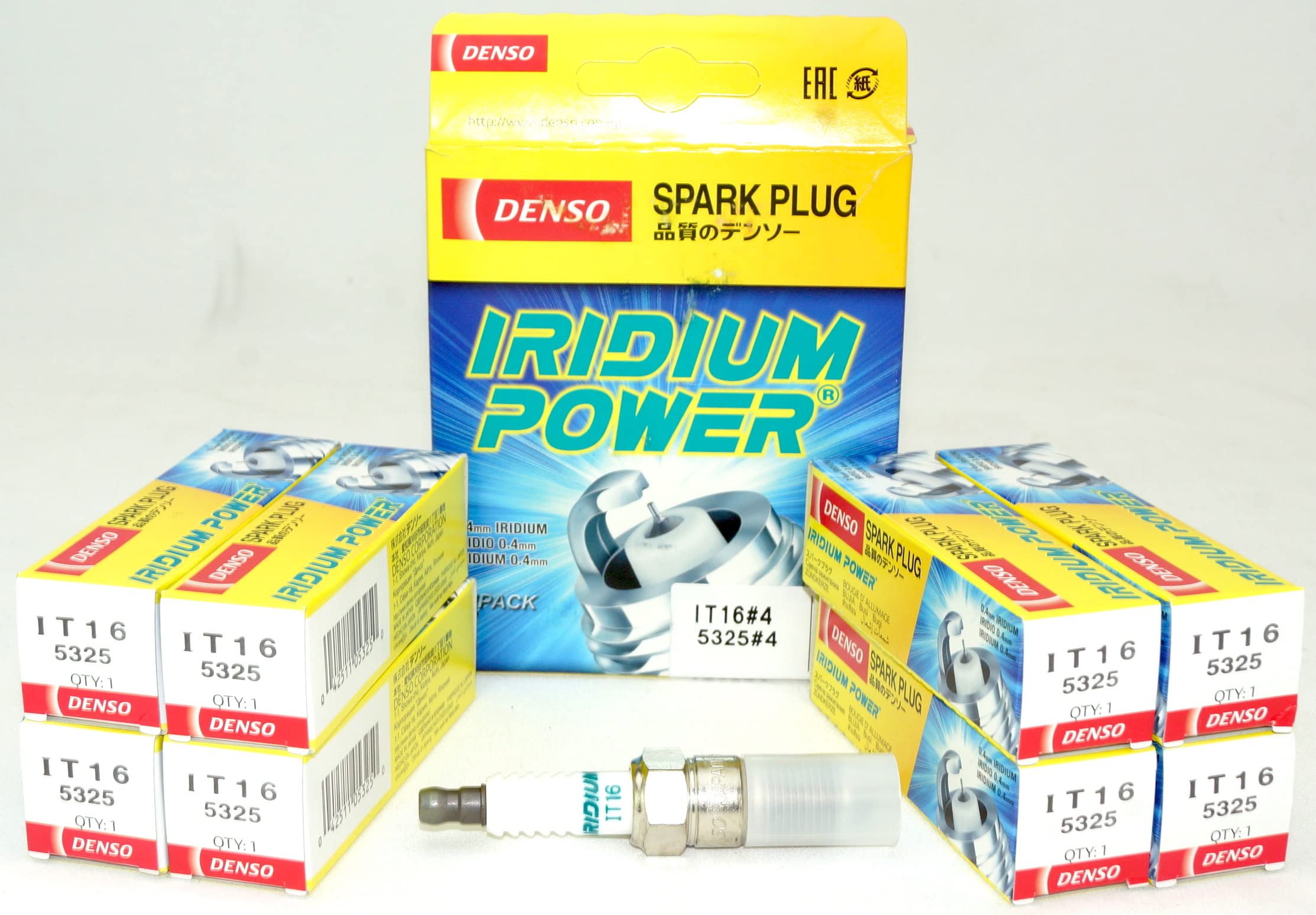 8 PCS NEW --- DENSO # 5325 IRIDIUM Power Spark Plugs -- IT16
