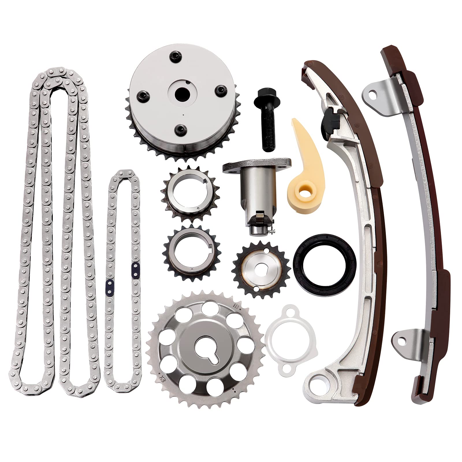 ECCPP Timing Chain Kit fit for SCION for Toyota xB tC Camry Corolla Matrix For RAV4 Solara For HIGHLANDER 2.4L 2.0L TK922