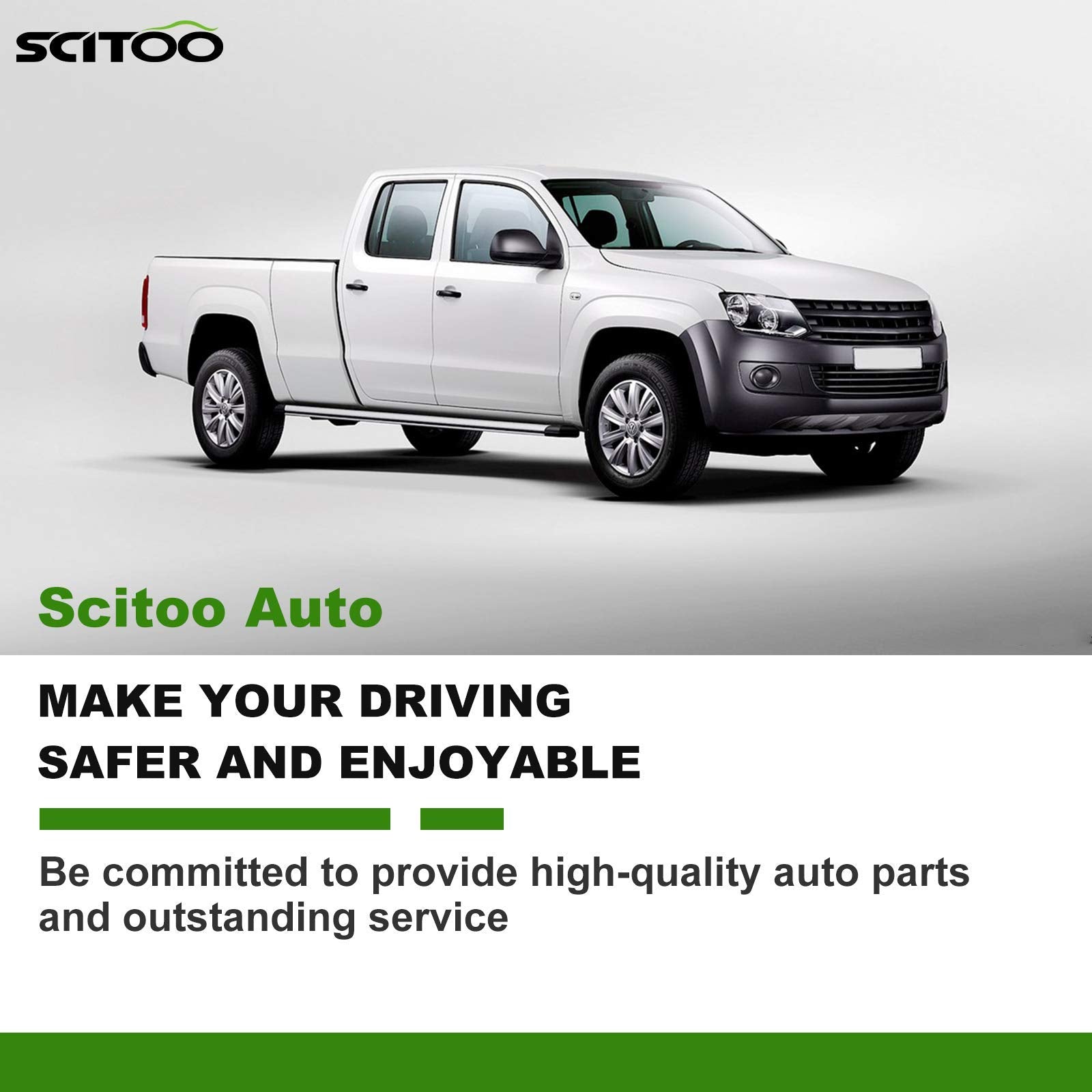Scitoo 6Pcs Suspension Kit 2 Outer 2 Inner Tie Rod Ends 2 Tie Rod End Adjusting Sleeves For Chevrolet C1500 C2500 C3500 Pickup S