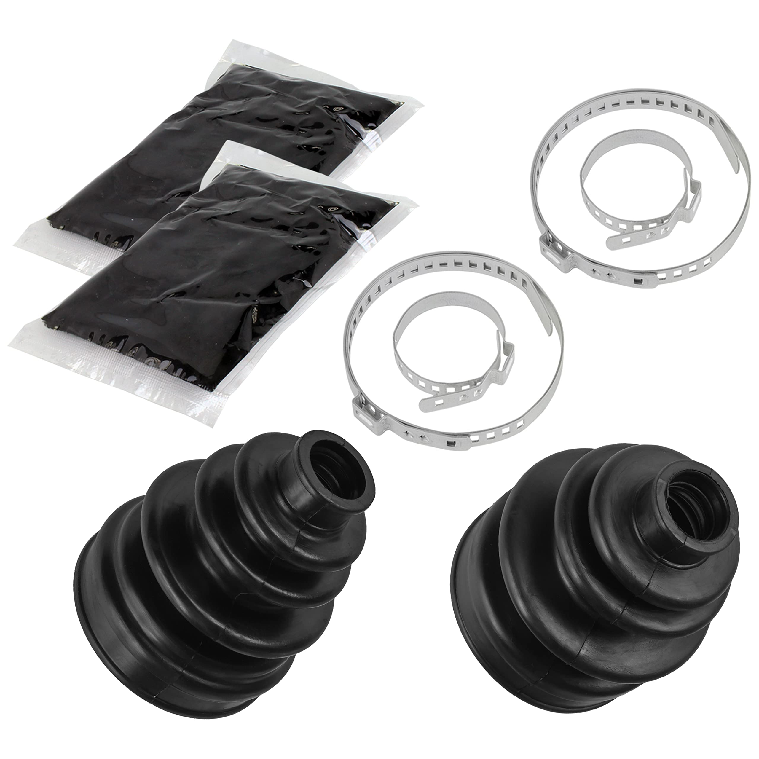Caltric Rear Axle Inner And Outer Cv Boot Kit Compatible With Yamaha Grizzly 660 Yfm660 4X4 2002-2008 | 5Km-2530X-12-00 5Gh-2510