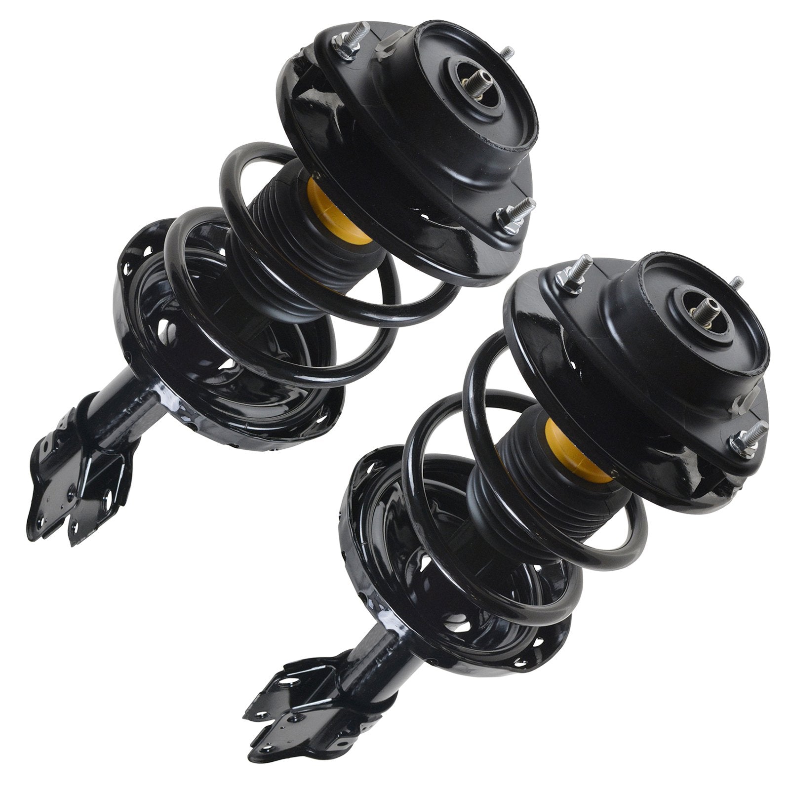 Trq Front Strut & Coil Spring Assembly Set Driver & Passenger Sides Compatible With 05-09 Subaru Outback
