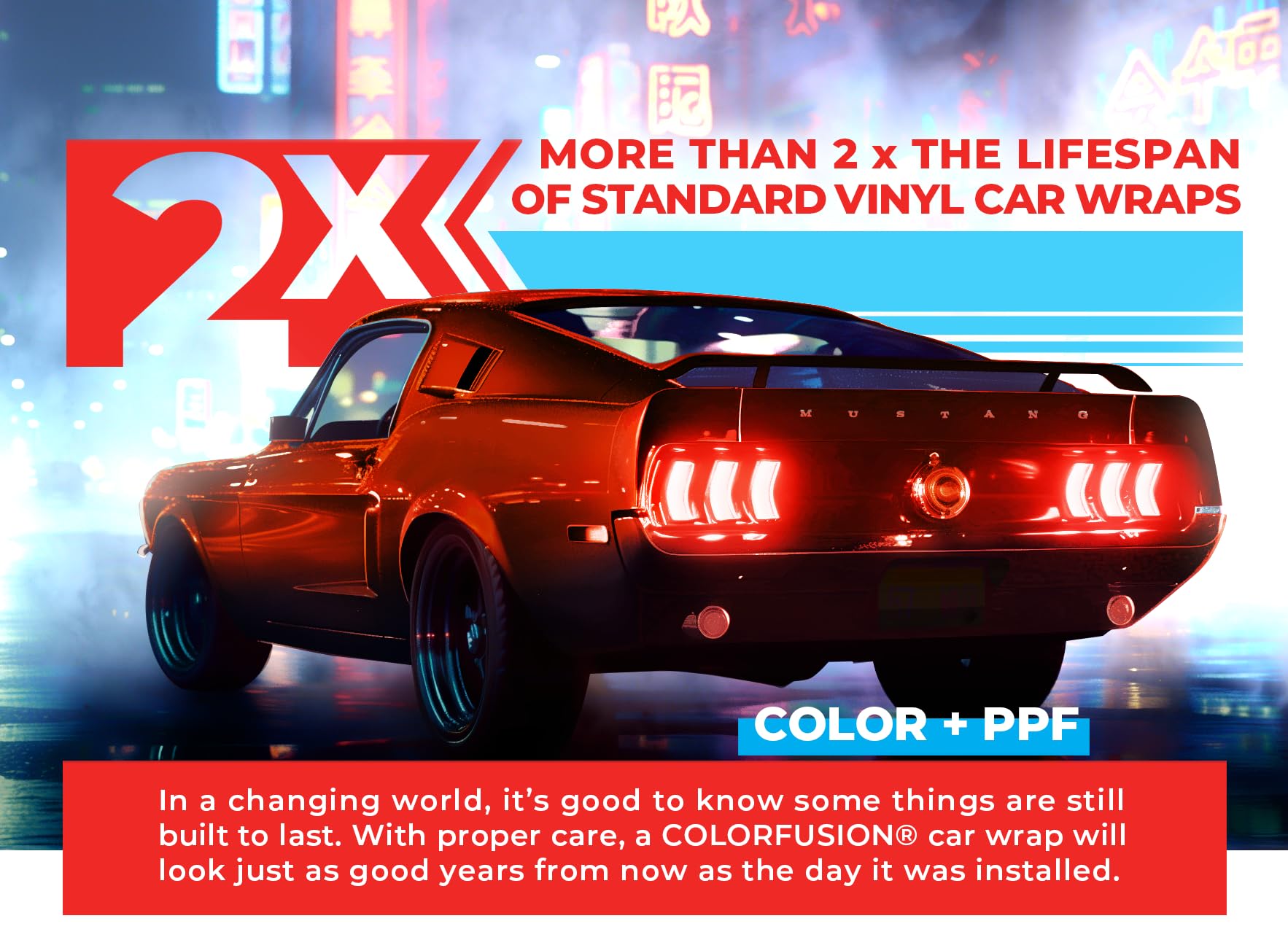 Colorfusion Ppf By Vvivid, Gloss Evil Red Dry Apply Ppf Vinyl Car Wrap Roll 1.3Ft X 5Ft