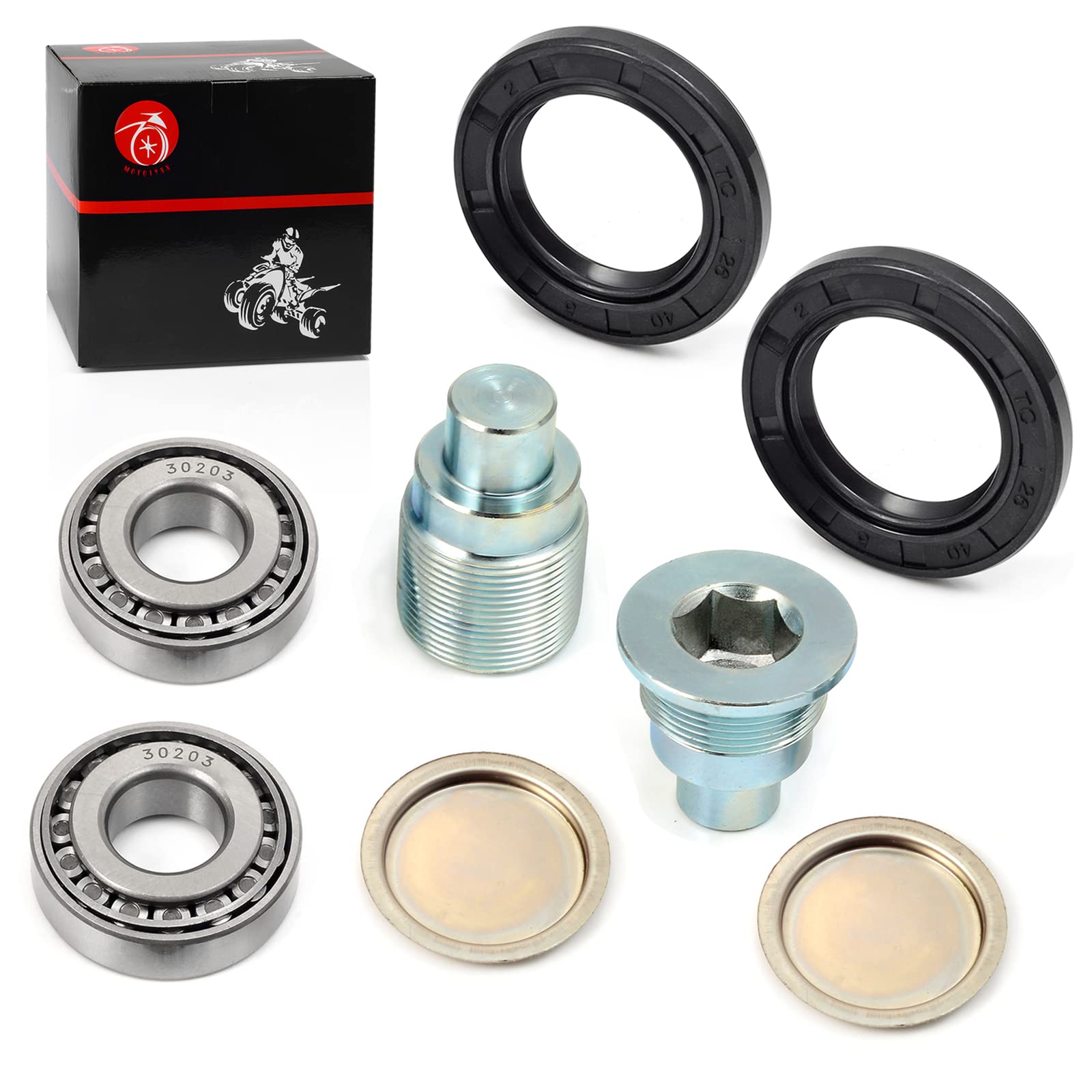 Swingarm Bearing Seal Bolt Kit for Honda Recon 250 TRX250X TRX250EX TRX 250 TE/TM Rancher 350 400 Fourtrax Foreman 300 400 450 T