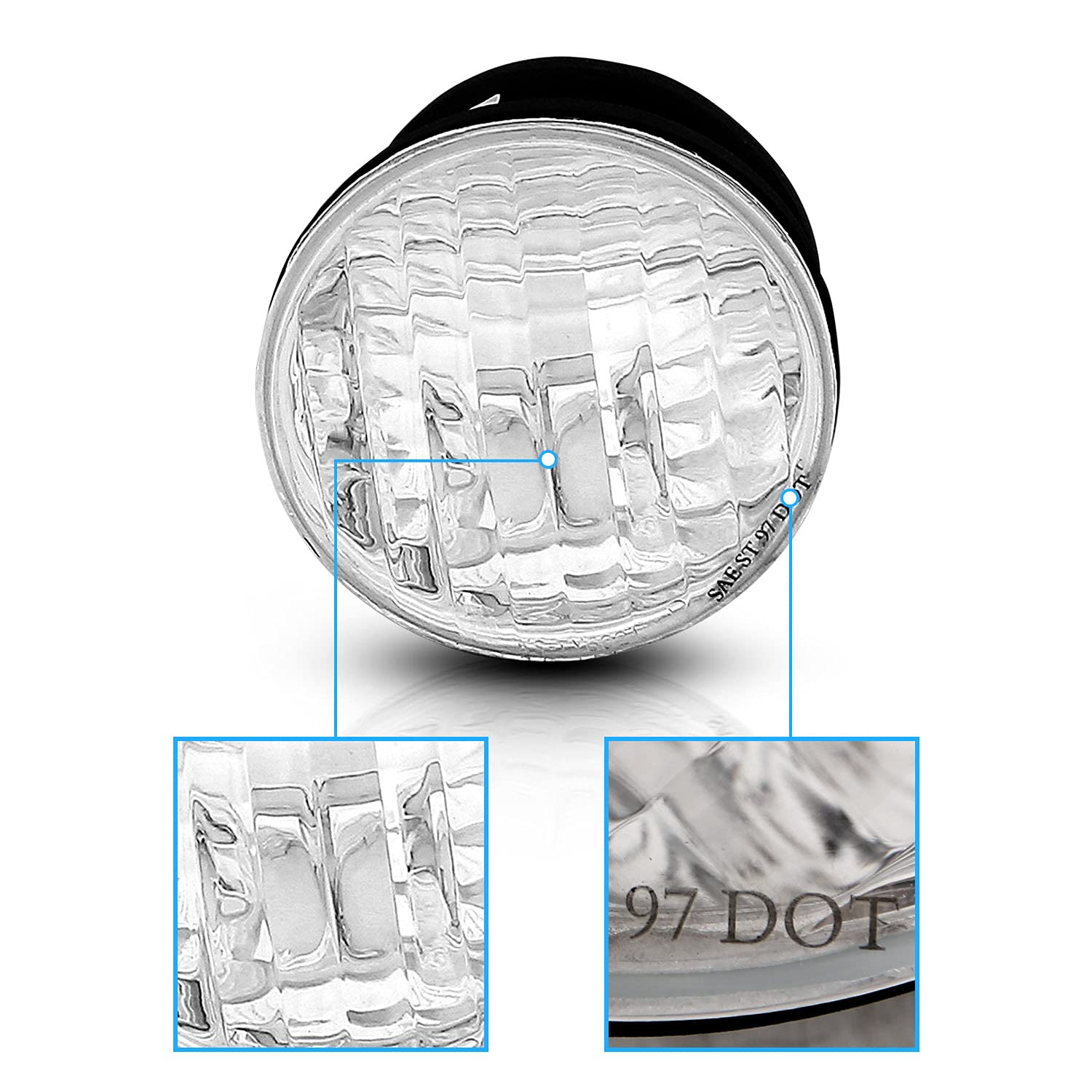 AmeriLite Inner Trunk Light for 2001-2005 Lexus IS-300 - Clear, Passenger & Driver Side