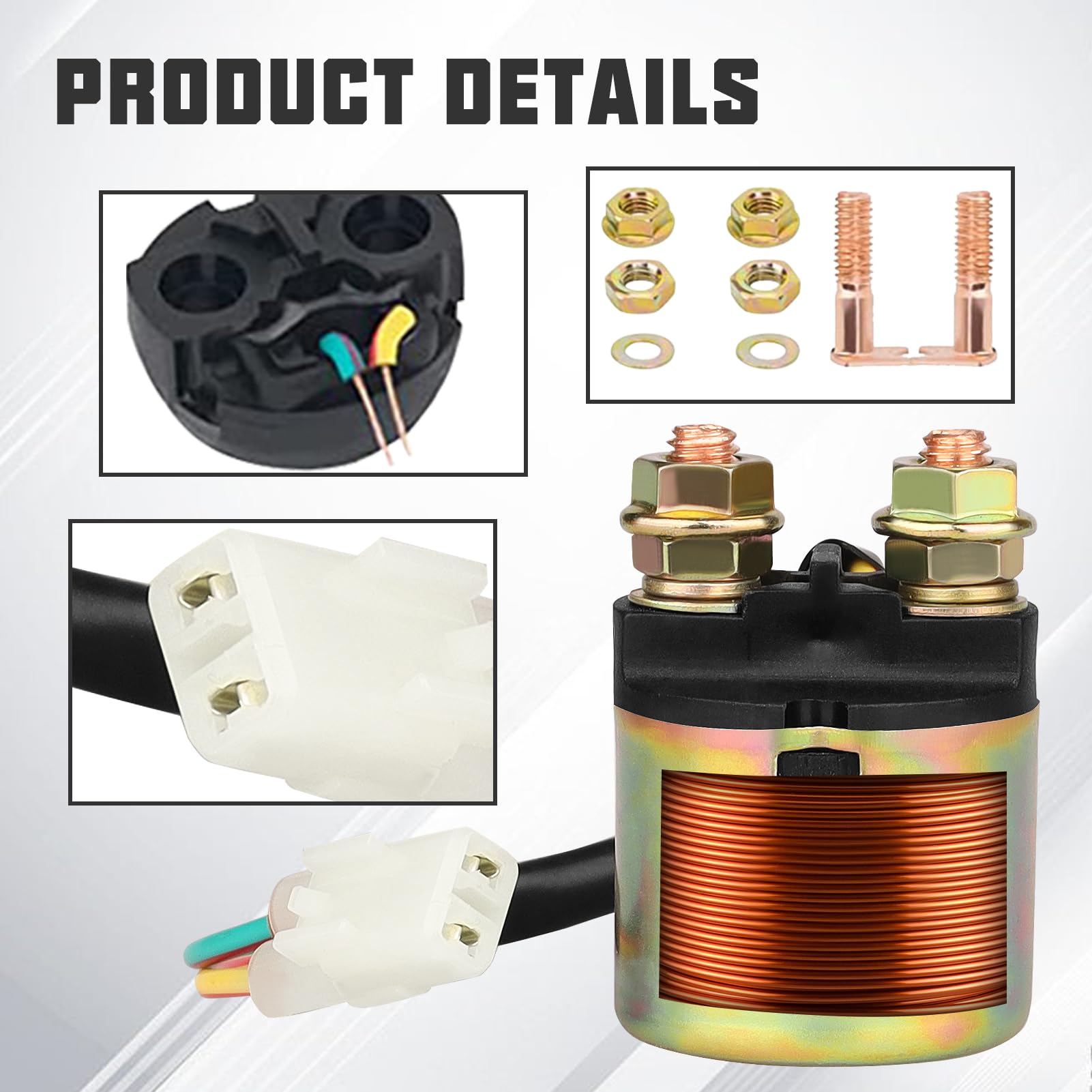 Rancher 420 Starter Solenoid Relay for Honda TRX350 TRX400 TRX450 TRX500 TRX90 TRX200 TRX450ES TRX650 TRX680 Fourtrax Foreman Ra