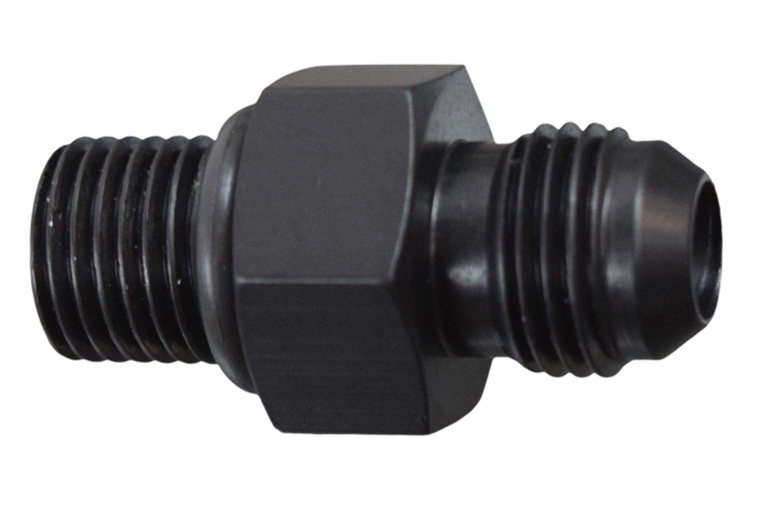 Ict Billet Transmission Adapter Fitting -6An Flare Black 6 An Th400 Th350 4L60E 4L80E 700R4 Ls1 Lm7 Lr4 Lq4 Ls6 L59 Lq9 Lm4 L33 Ls2 Lh6 L92 L76 Ly2 Ly5 Ly6 Ls3 F06Anps14