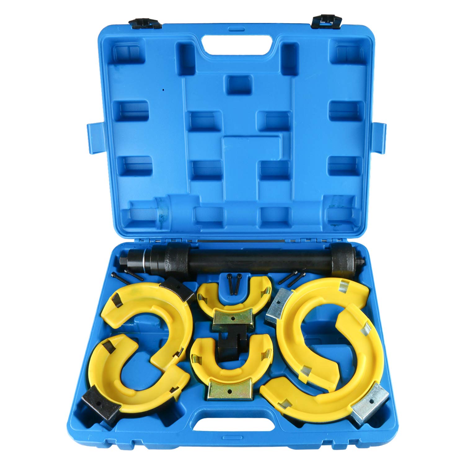 8Milelake Macpherson Strut Spring Compressor Kit Interchangeable Fork Coil Extractor Tool Set