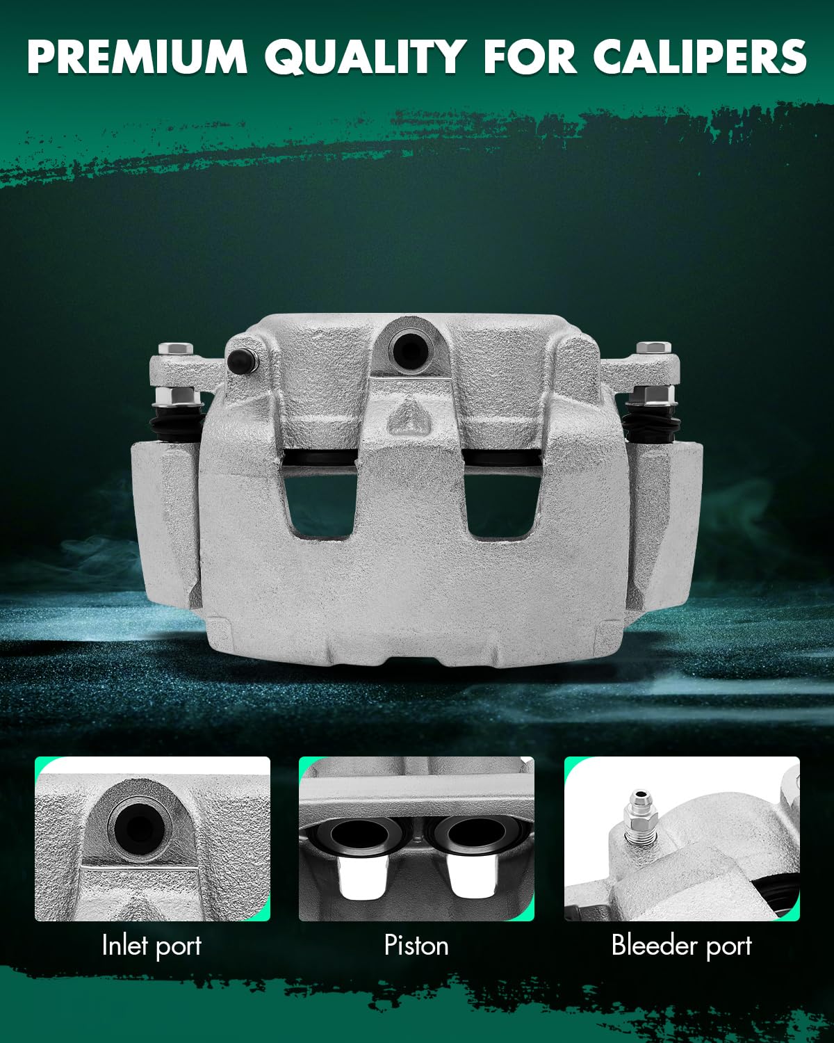 Scitoo Front Brake Calipers With Bracket 18B5055 18B5054 Fit For Chrysler Aspen 07-09 For Dodge Dakota 09-10 For Dodge For Duran
