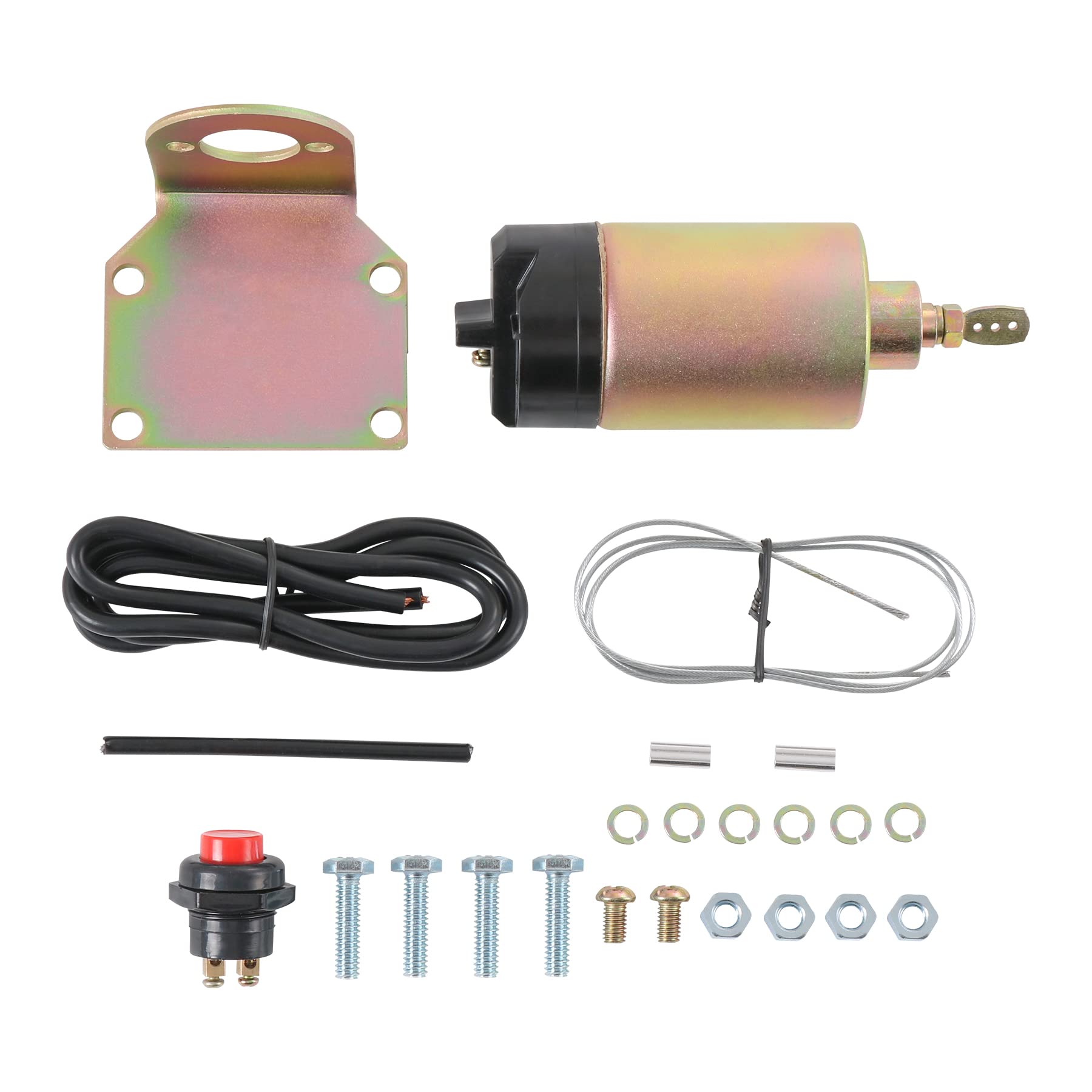 JDMSPEED 60 Pound Shaved Door Handle Trunk Solenoid Popper Kit Street Rod Design to Pop Open The Toughest Doors, Hoods and Trunk