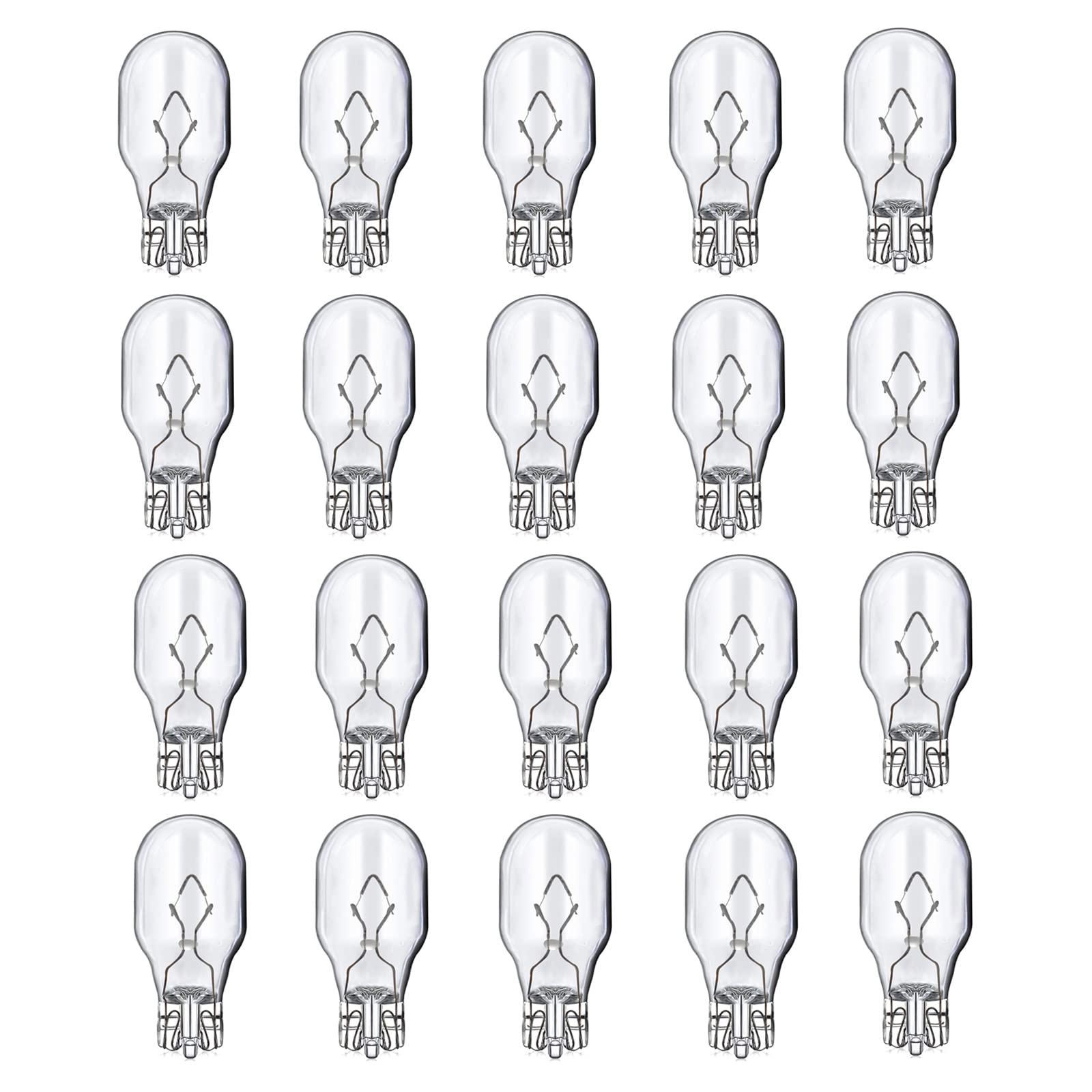 Kscjdg 4W 12V T5 Light Bulb Replacement Landscape Light Bulbs -Malibu Lights Bulbs-Wedge Base Lights Bulb-Low Voltage Landscapin