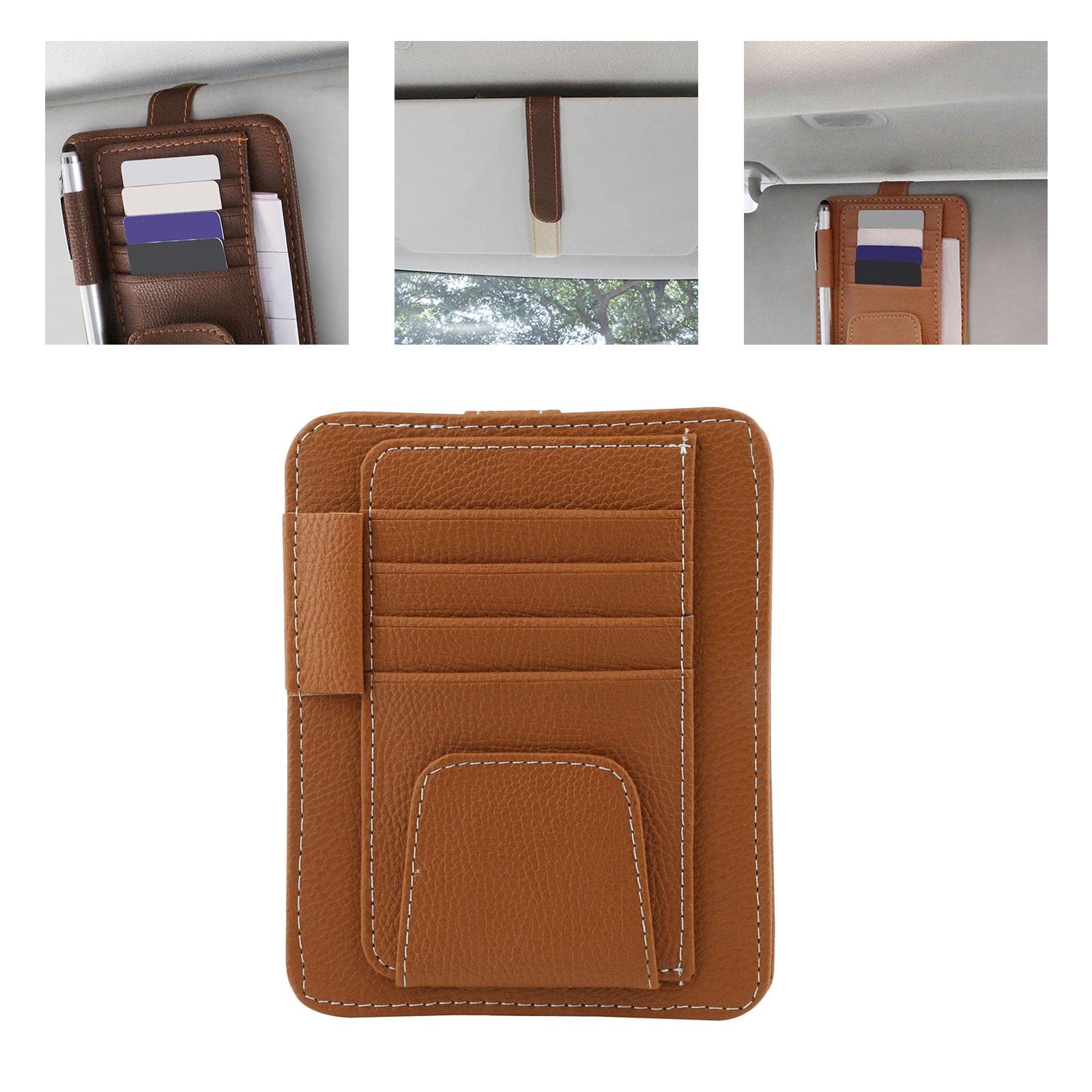 TOG Multipurpose Car Storage Organizer Storage Pouch Holder for Tickets Orange| Automotive Tools & Supplies| Other Auto Tools & 