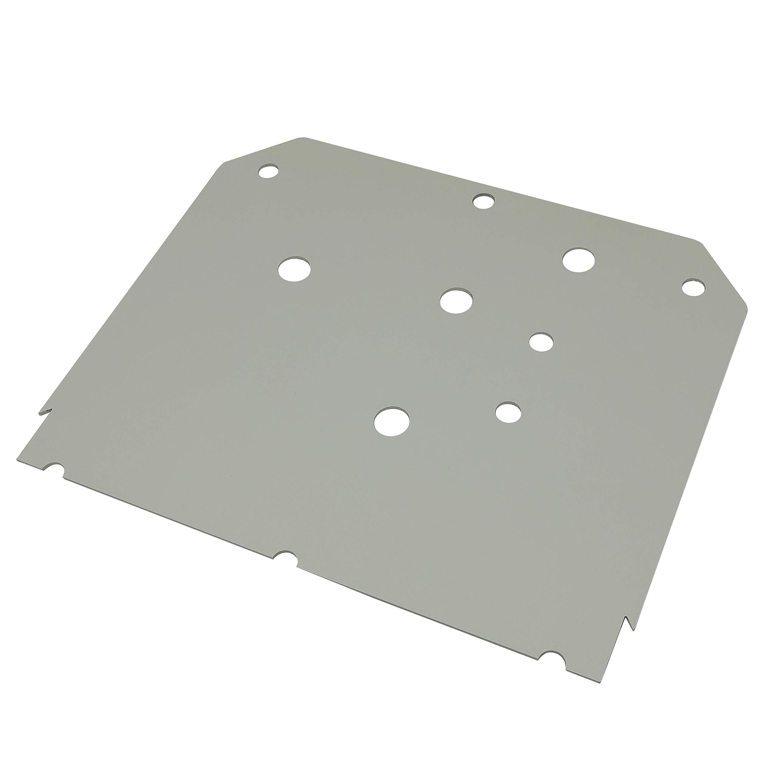 ECOTRIC Aluminum Full Chassis Skid Plate for 2008-2014 Polaris RZR 800/900 - Silver, Model AM-070