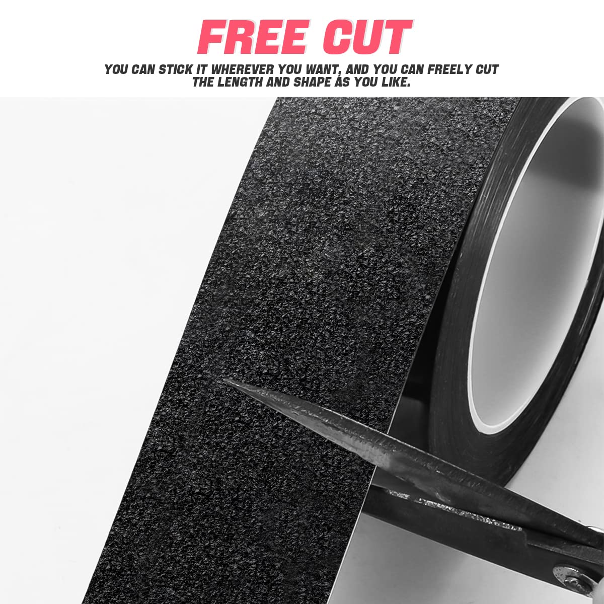 Anti Slip Car Door Entry Guard, Diy Adhesive Door Sill Protector, Nano Tape Films Peva Cover, Rear Trunk Edge Guard Protection, Car Accessories (Black, 2.7'X196')