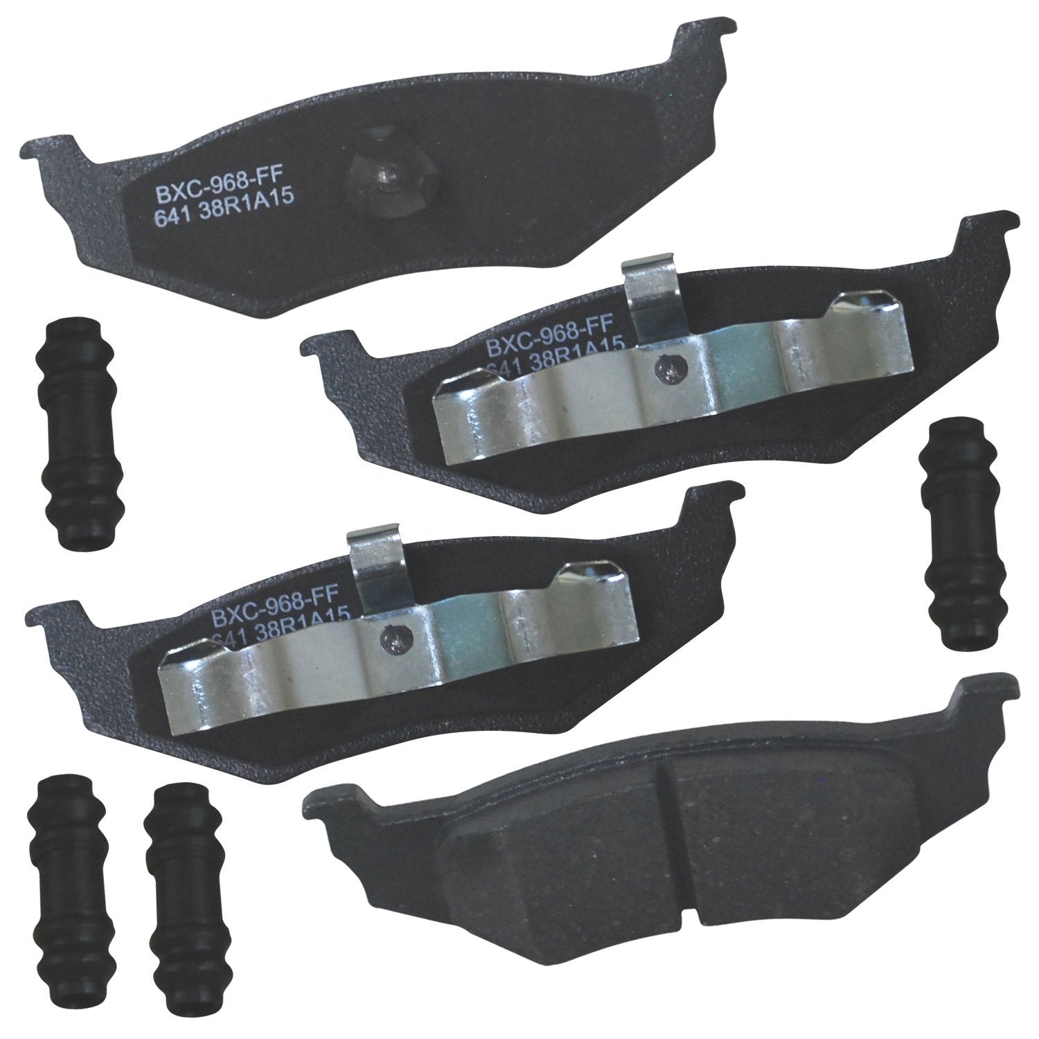 Bendix Premium Sbc641 Ceramic Rear Brake Pads For Select Models Chrysler 300M, Cirrus, Intrepid, Neon, Pt Cruiser, Sebring, Stra
