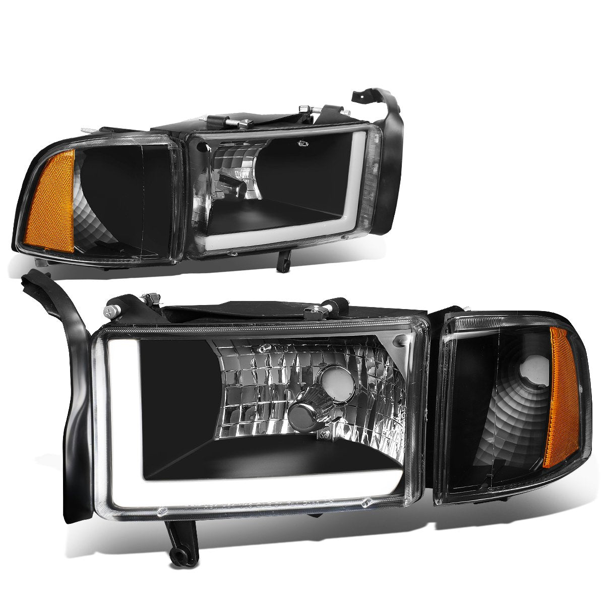 Dna Motoring Hl-Oem-Dr94-Left Pair Of Oe Style Headlight [For 94-02 Dodge Ram Driver Side]