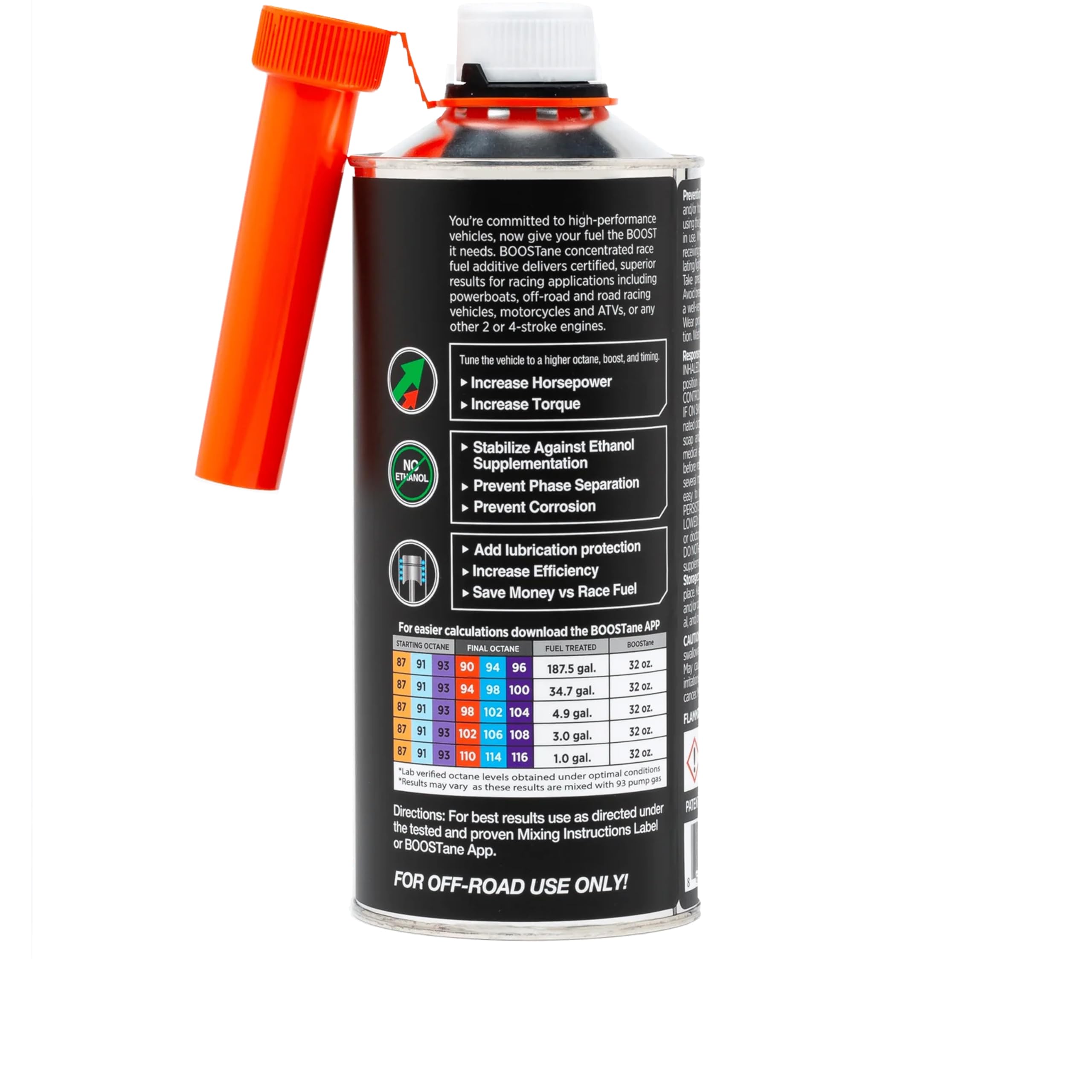 BOOSTane Octane Booster for High-Performance Engines, 32oz (1 Pack), Model OCT32PRO
