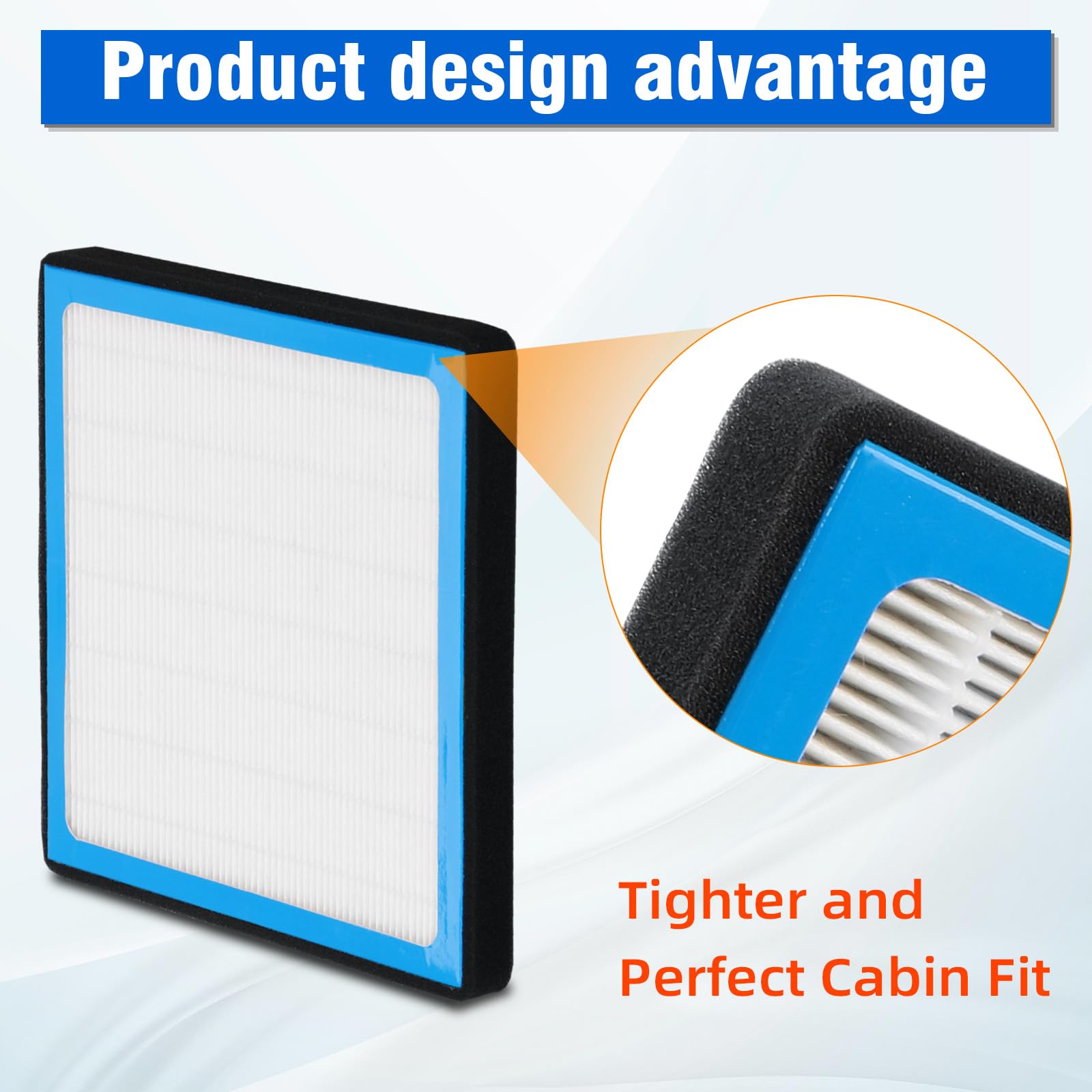 CF12150 Cabin Air Filter, Replacement FL3Z19N619A with Activated Carbon Compatible with FORD Expedition/F150/F250/F350/F450/F550