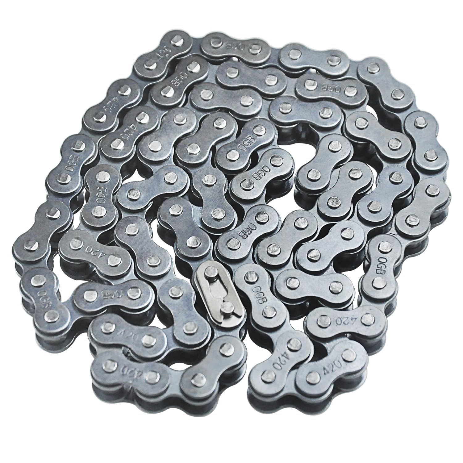 HOLATO Rear #420 Drive Chain 90 Links + Master Link for Coleman 196cc 212cc 6.5hp CT200U CT200U-EX BT200X Baja Warrior Hensim MB