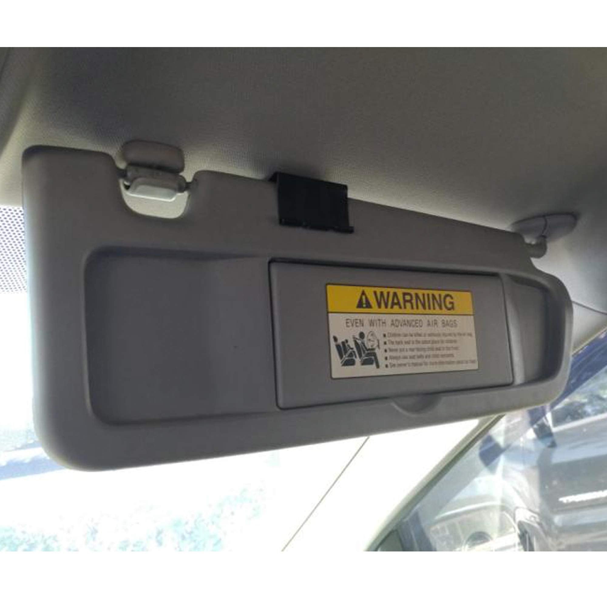 Dasbecan Clear Gray Right Passenger Side Sun Visor Compatible With Honda Civic 2006-2011 Replaces# 83230-Sna-A01Zc